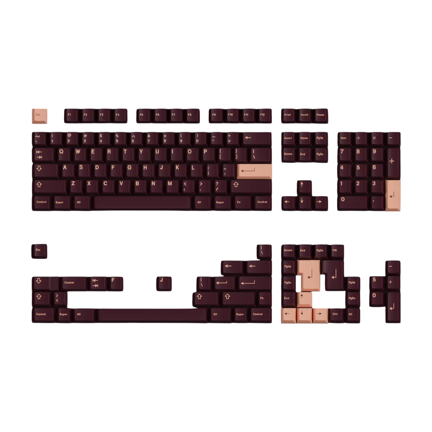 GMK Bordeaux (Комплект)