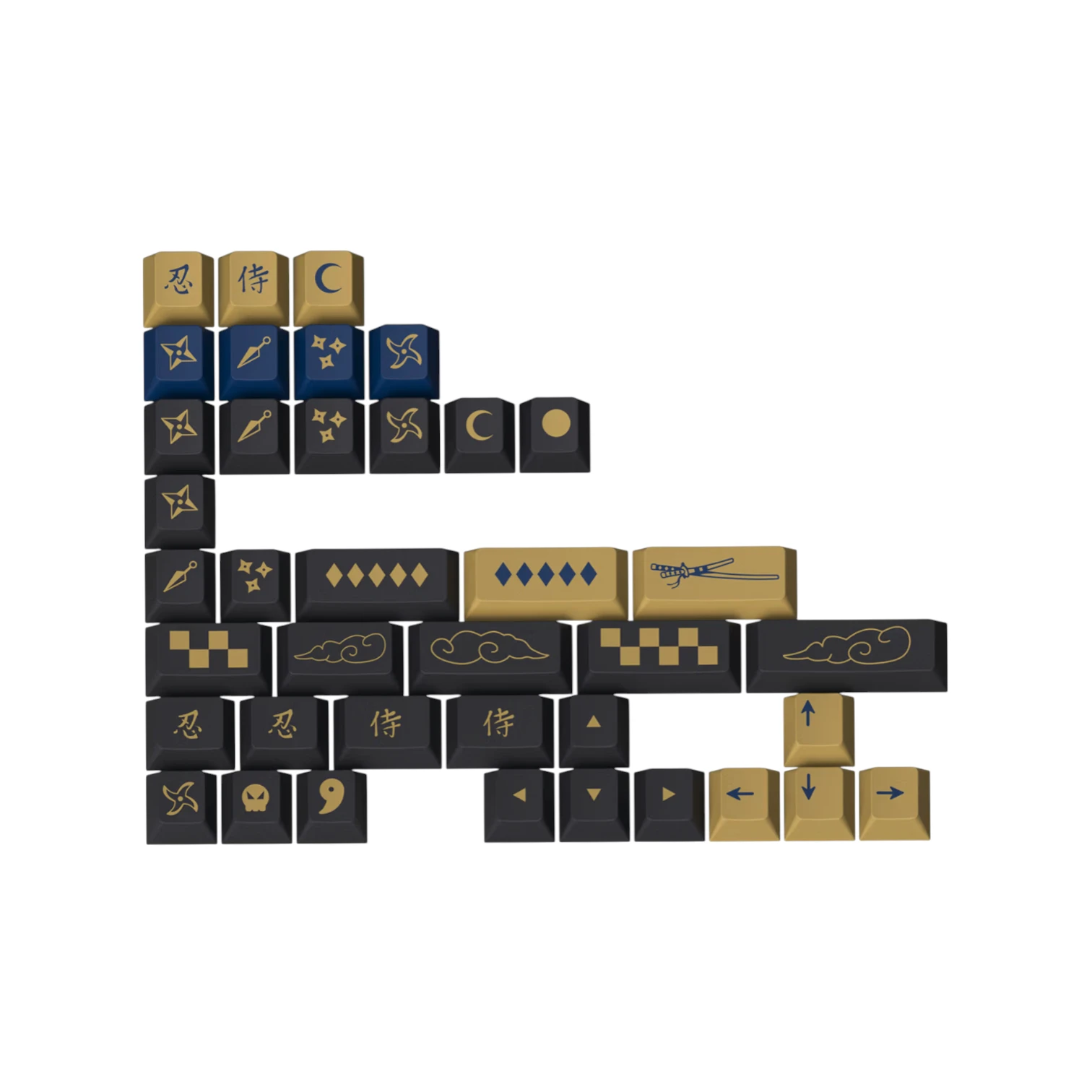 GMK Blue Samurai - кейкапи для механічної клавіатури