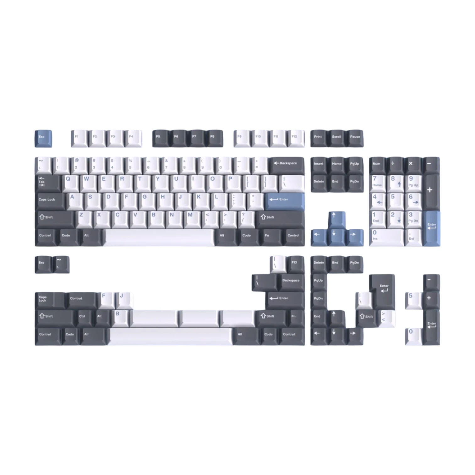 GMK Arctic - кейкапи для механічної клавіатури