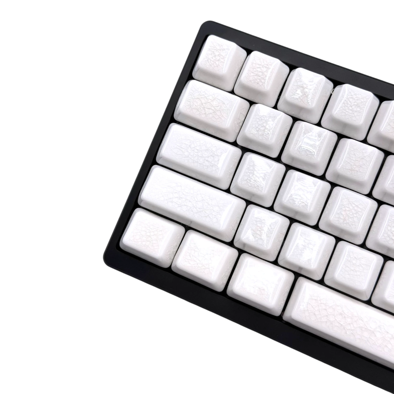 Cerakey Crazed White Blanks (A+B+C) - кейкапи для механічних клавіатур