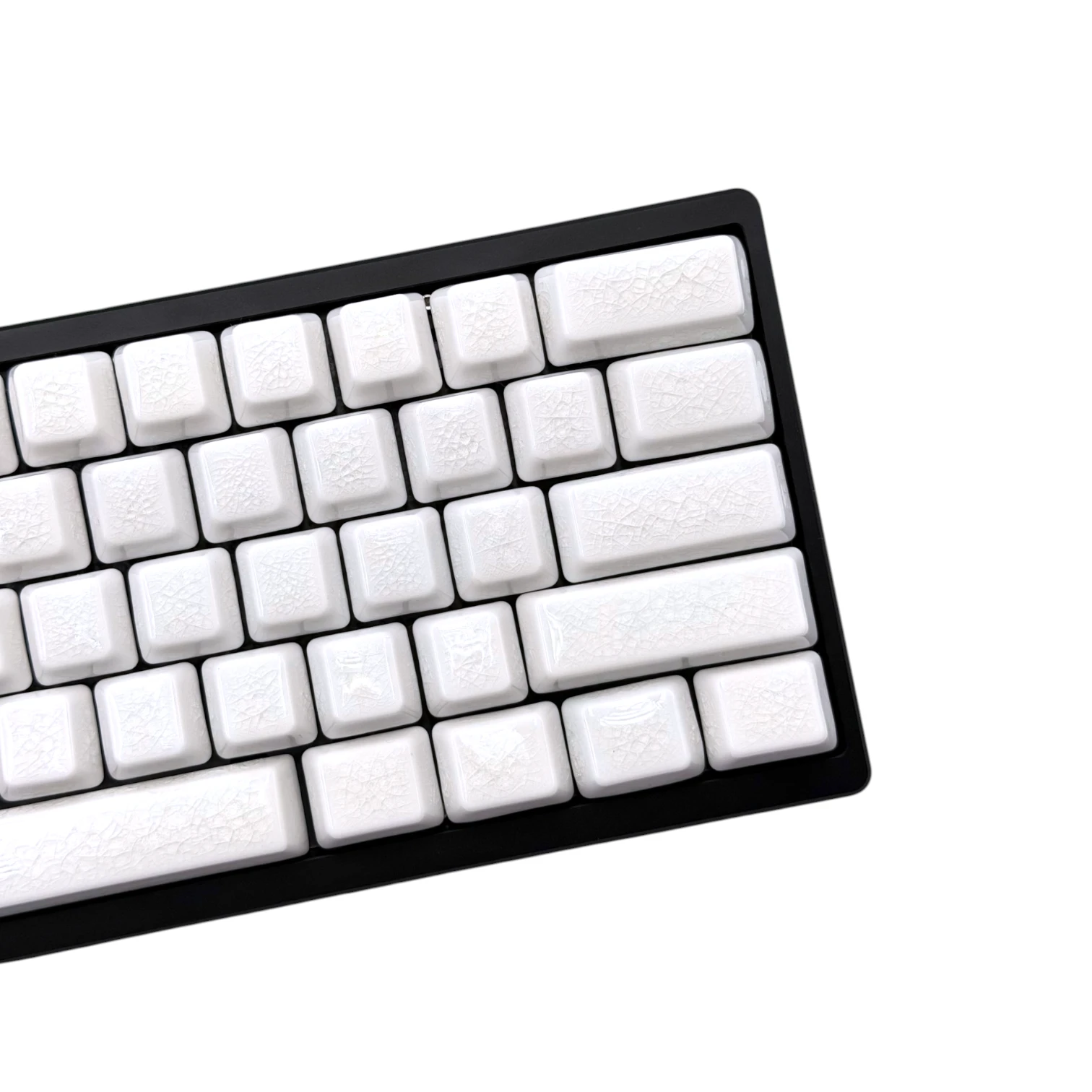 Cerakey Crazed White Blanks (A+B+C) - кейкапи для механічних клавіатур