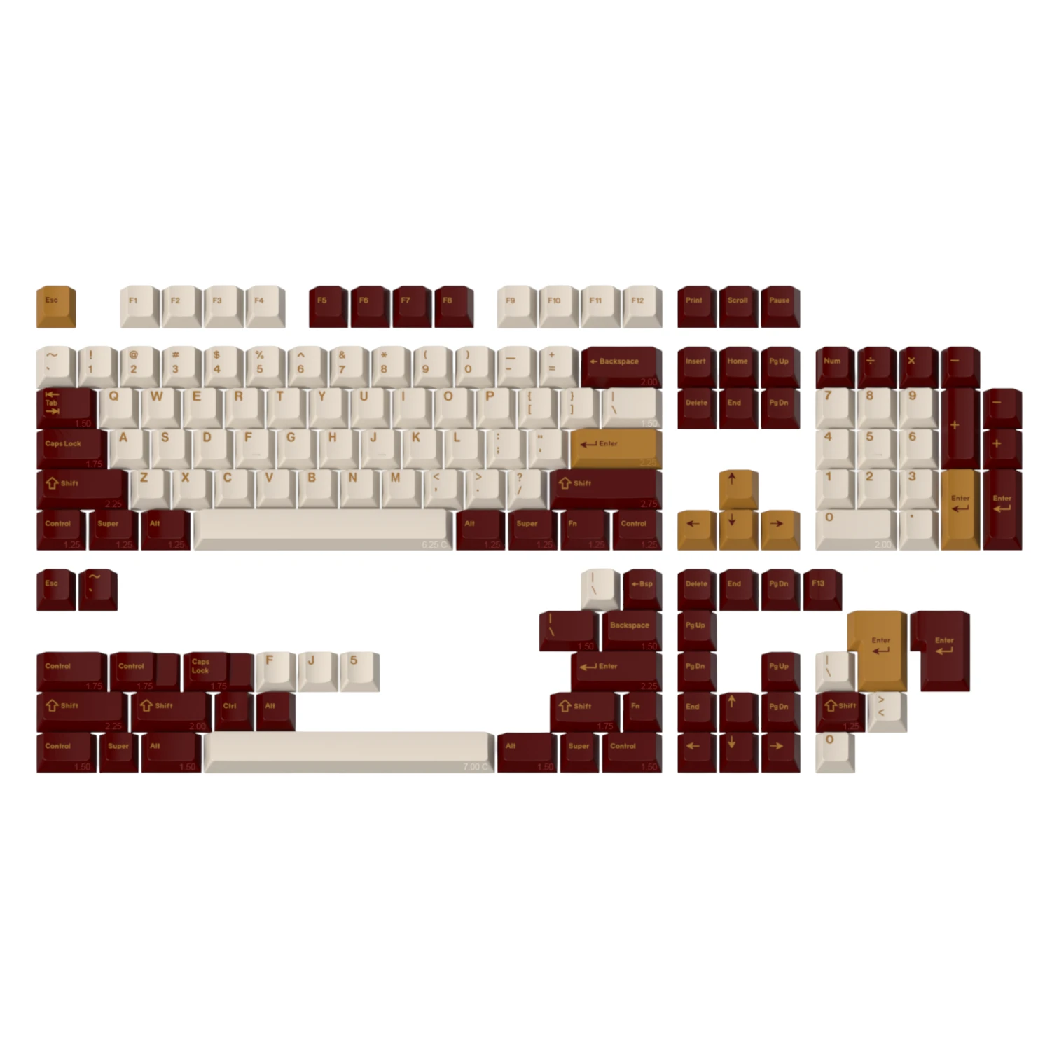 GMK Sparta - кейкапи для механічної клавіатури