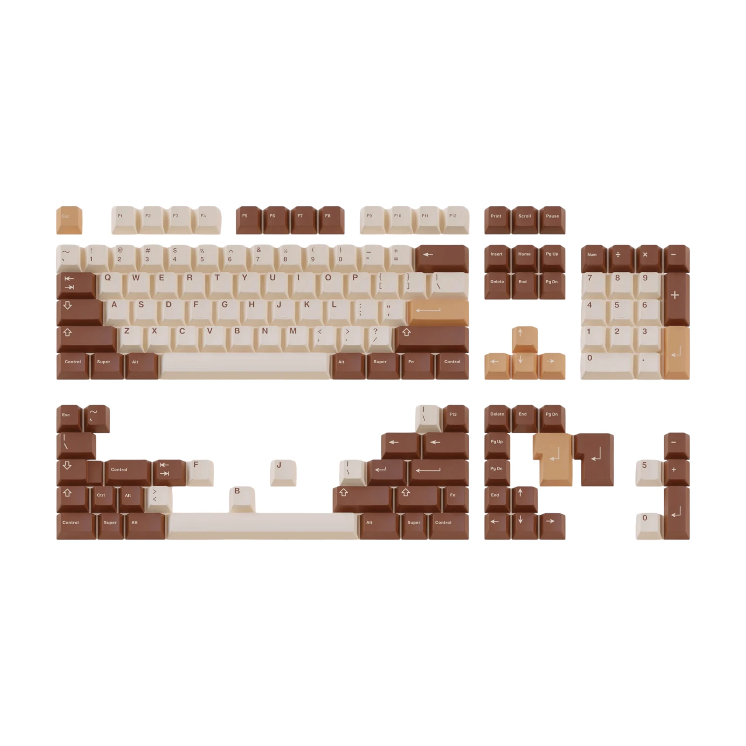 GMK Tiramisu - кейкапи для механічної клавіатури.