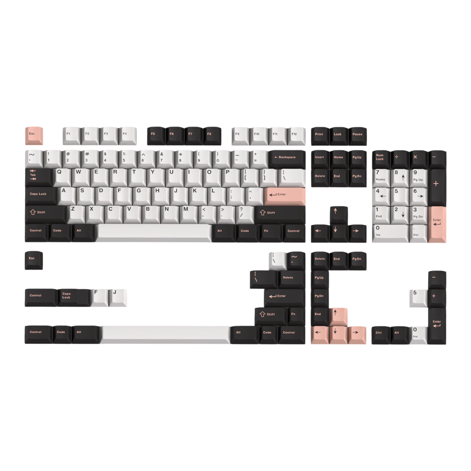 GMK Olivia++ Light - кейкапи для механічної клавіатури.