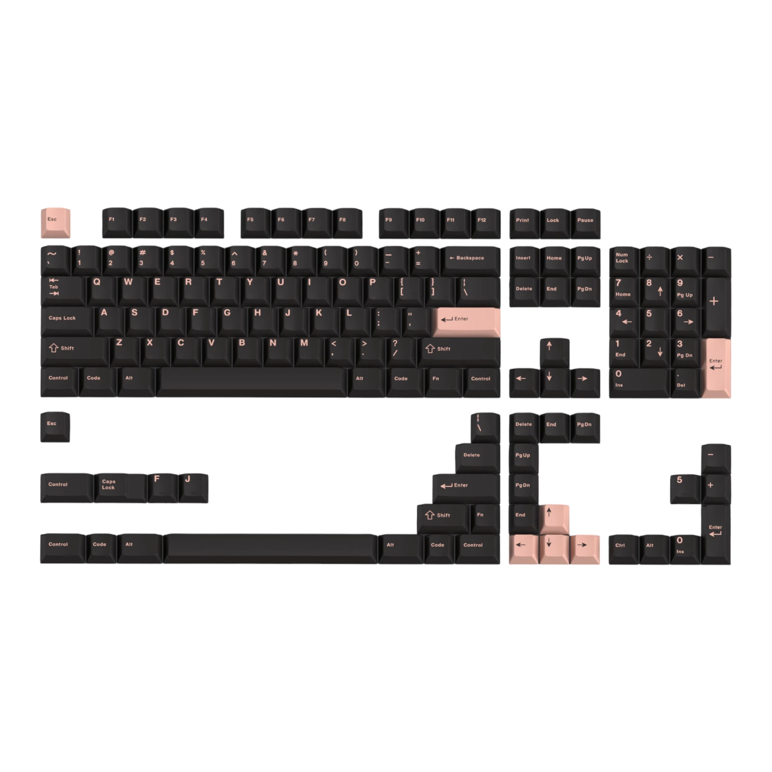 GMK Olivia++ Light - кейкапи для механічної клавіатури.
