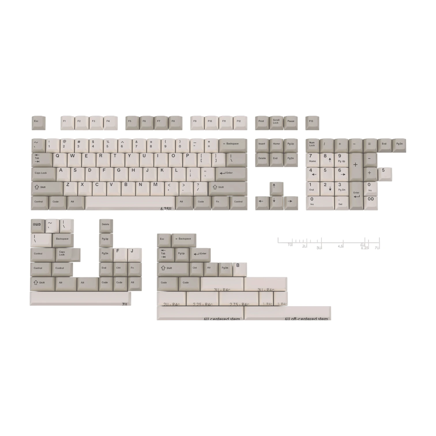 GMK Classic Beige - кейкапи для механічної клавіатури