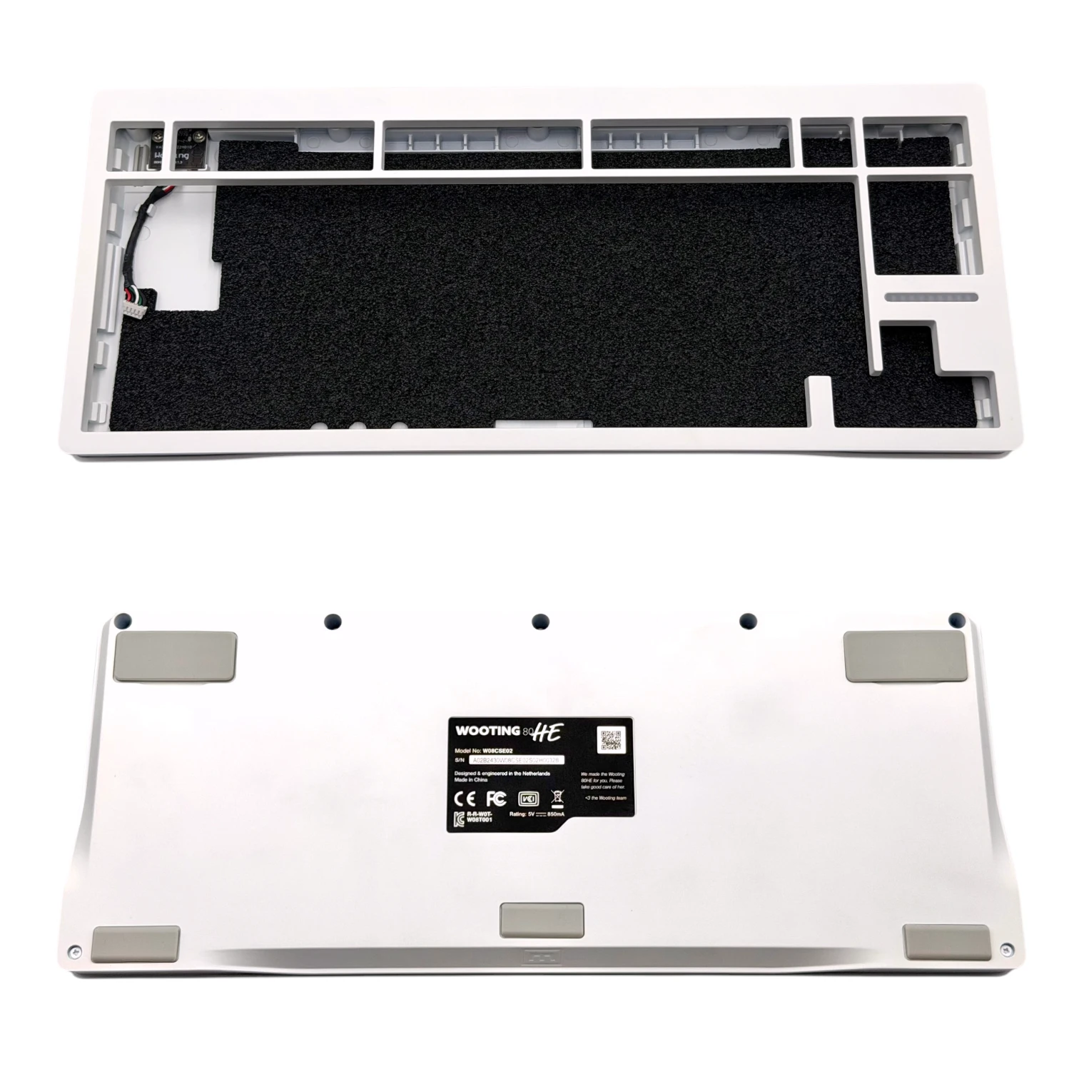 Wooting White Zink V2 + 80HE Module - механічнічна клавіатура.