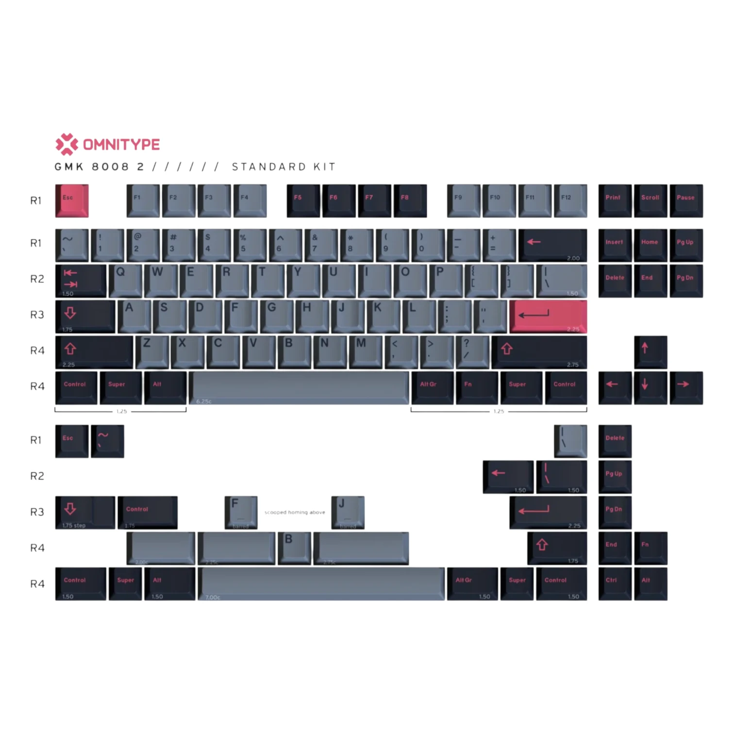 GMK 80082 Pink - кейкапи для механічної клавіатури.GMK 80082 Pink - кейкапи для механічної клавіатури.