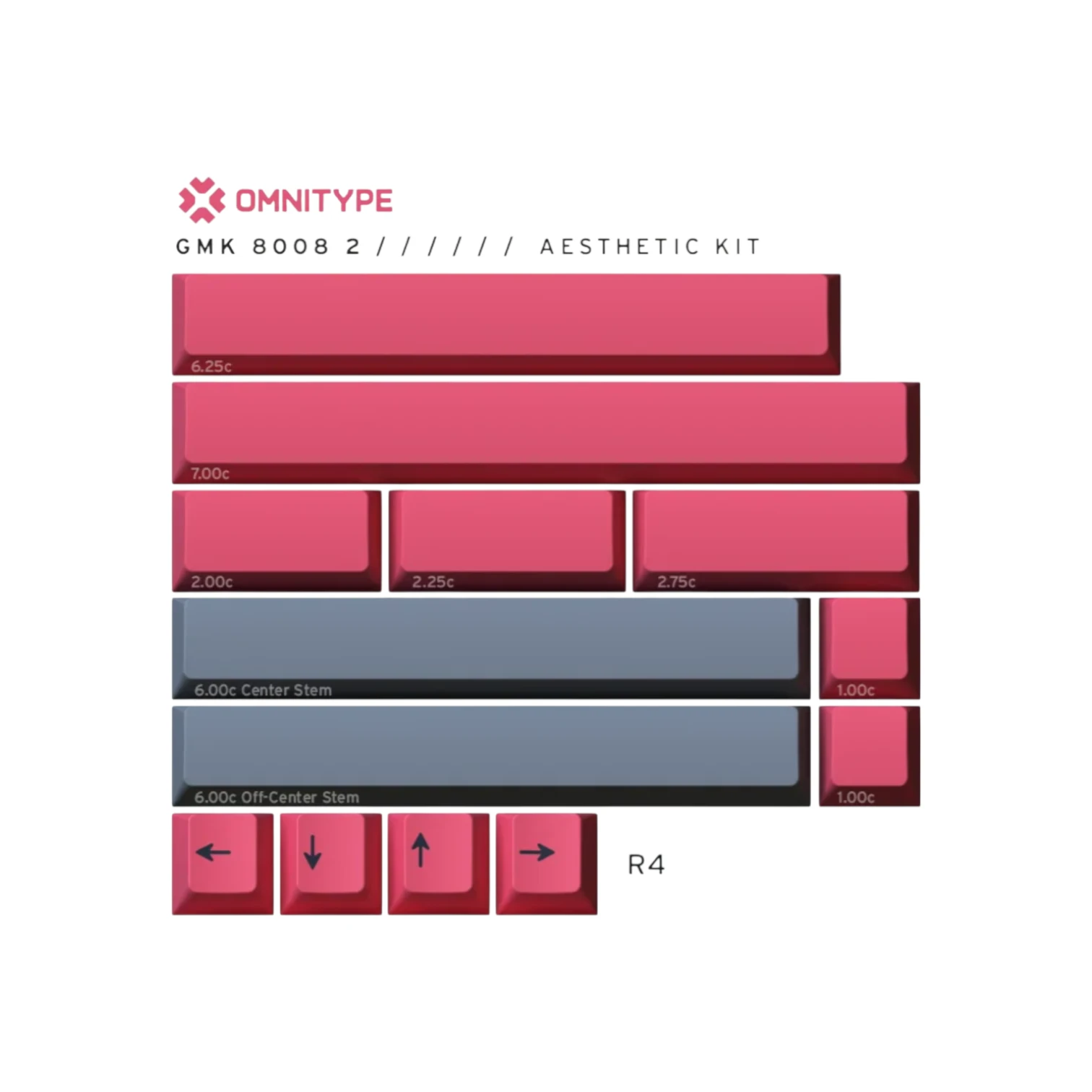 GMK 80082 Pink - кейкапи для механічної клавіатури.GMK 80082 Pink - кейкапи для механічної клавіатури.