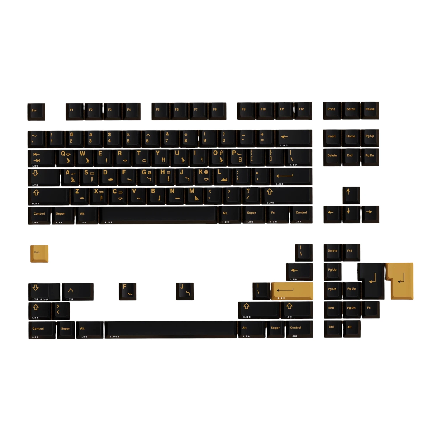GMK Pharaoh - Кейкапи для механічних клавіатур