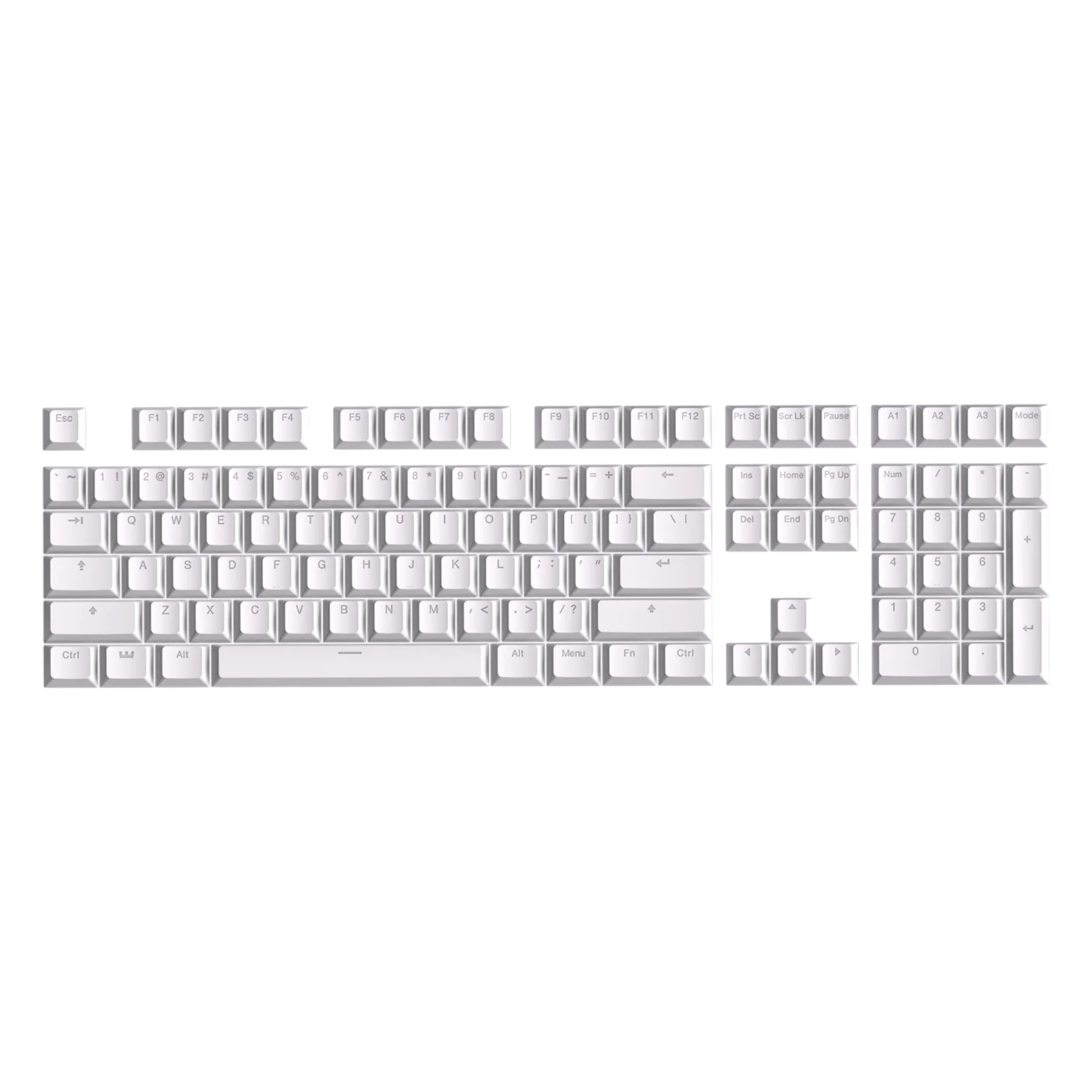 Wooting Double-Shot PBT Backlit White - кейкапи для механічної клавіатури