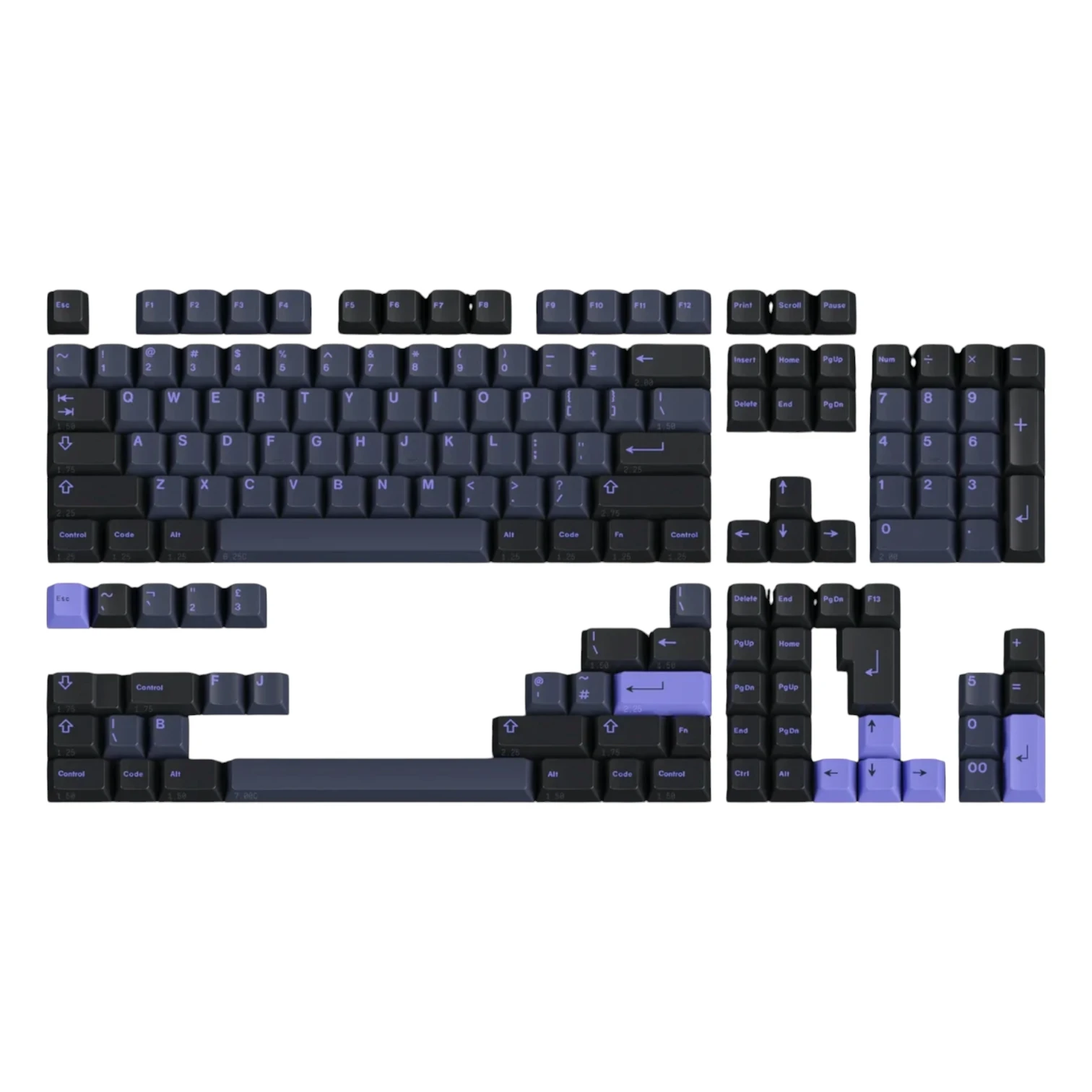 GMK Nightshade - Кейкапи для механічних клавіатур
