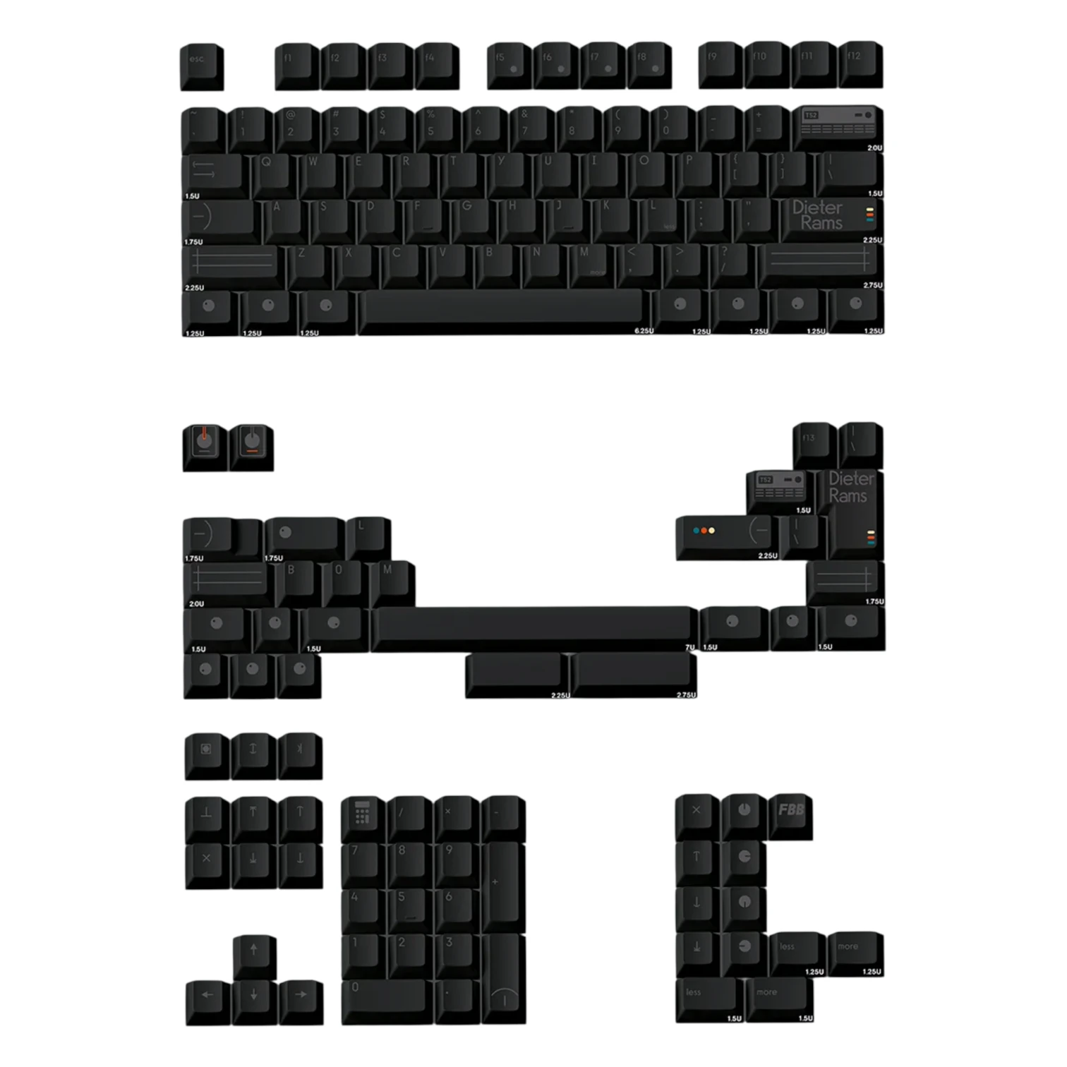 FBB T52 Dark  - кейкапи для механічної клавіатури
