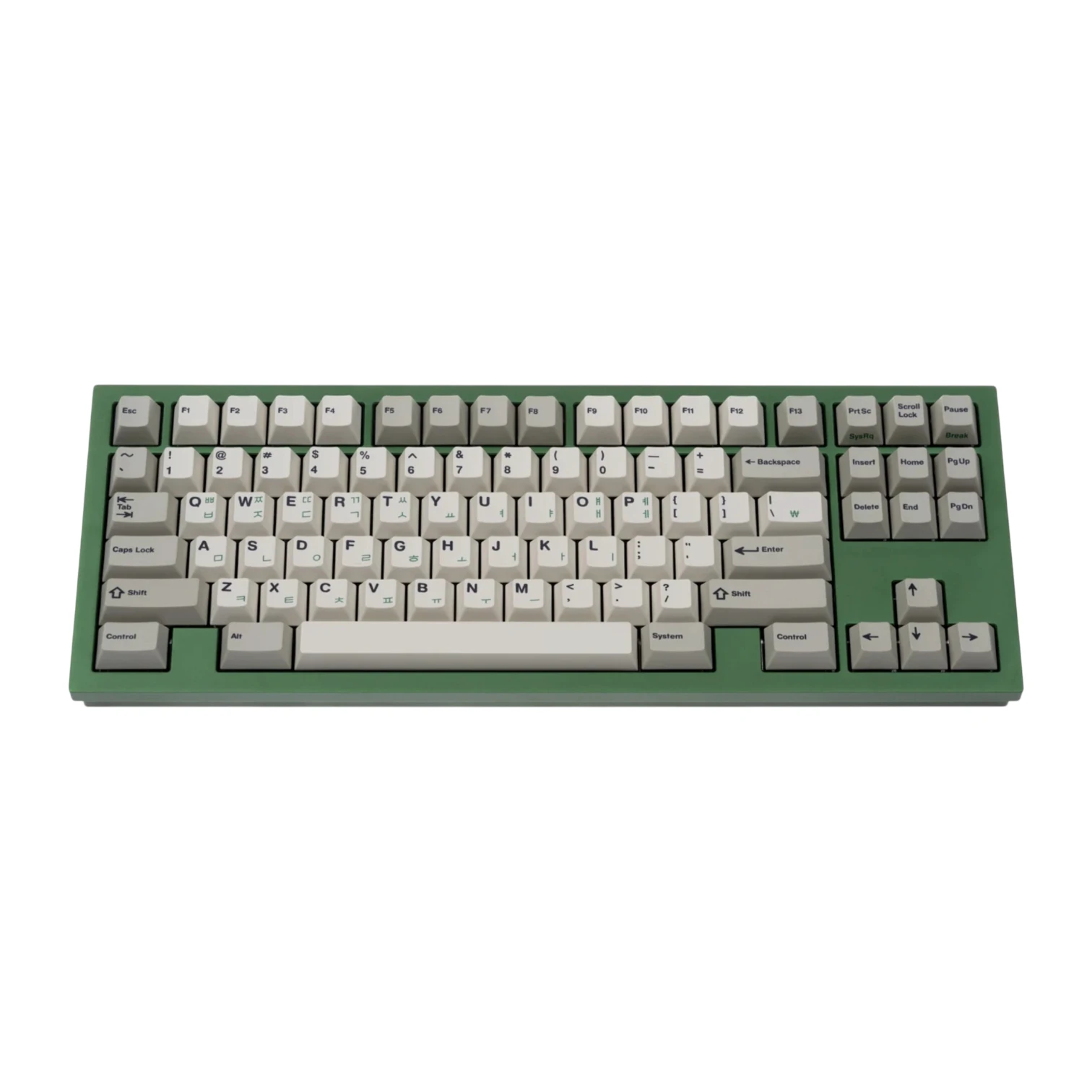 NicePBT Green Hangul - кейкапи для механічної клавіатури