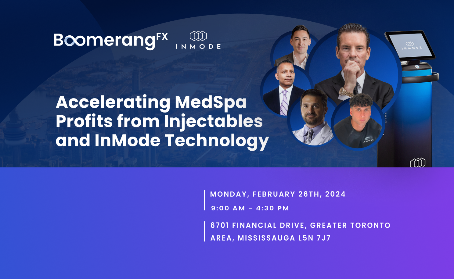 February 26th: “Elevate & Earn: Accelerating MedSpa Profits from Injectables and Inmode Technology”