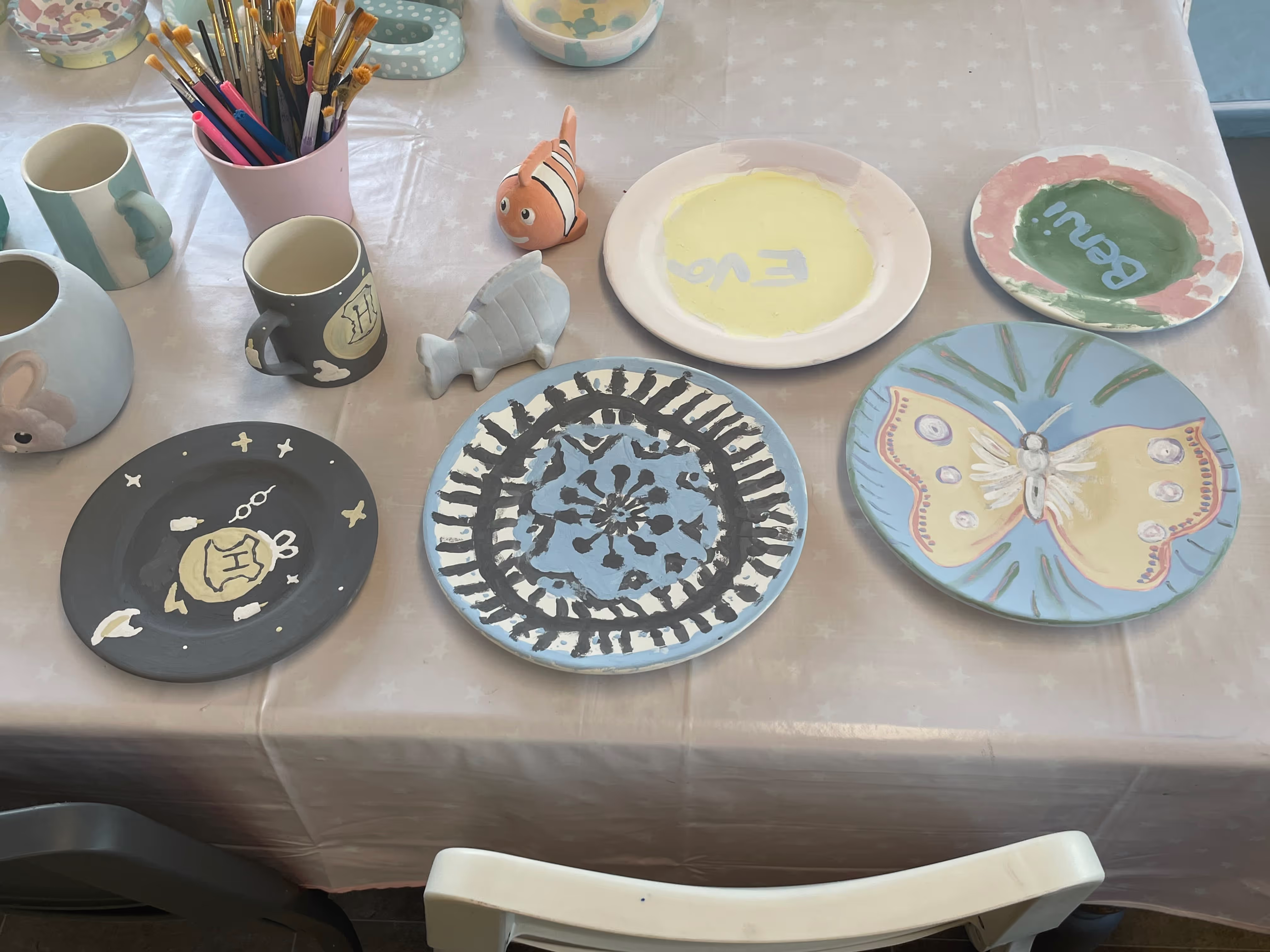 Parents Pottery Painting 