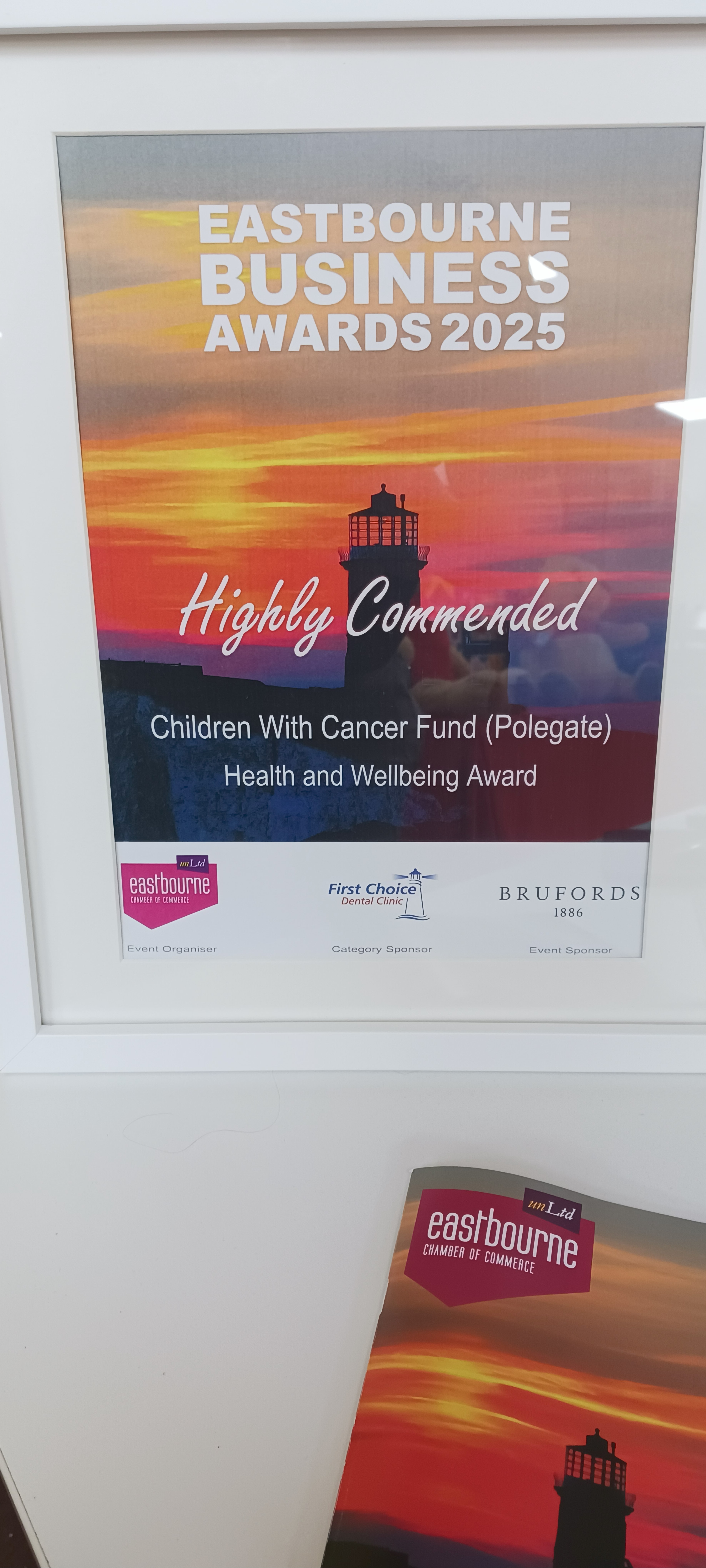 Highly Commended at Eastbourne Business Awards 2025