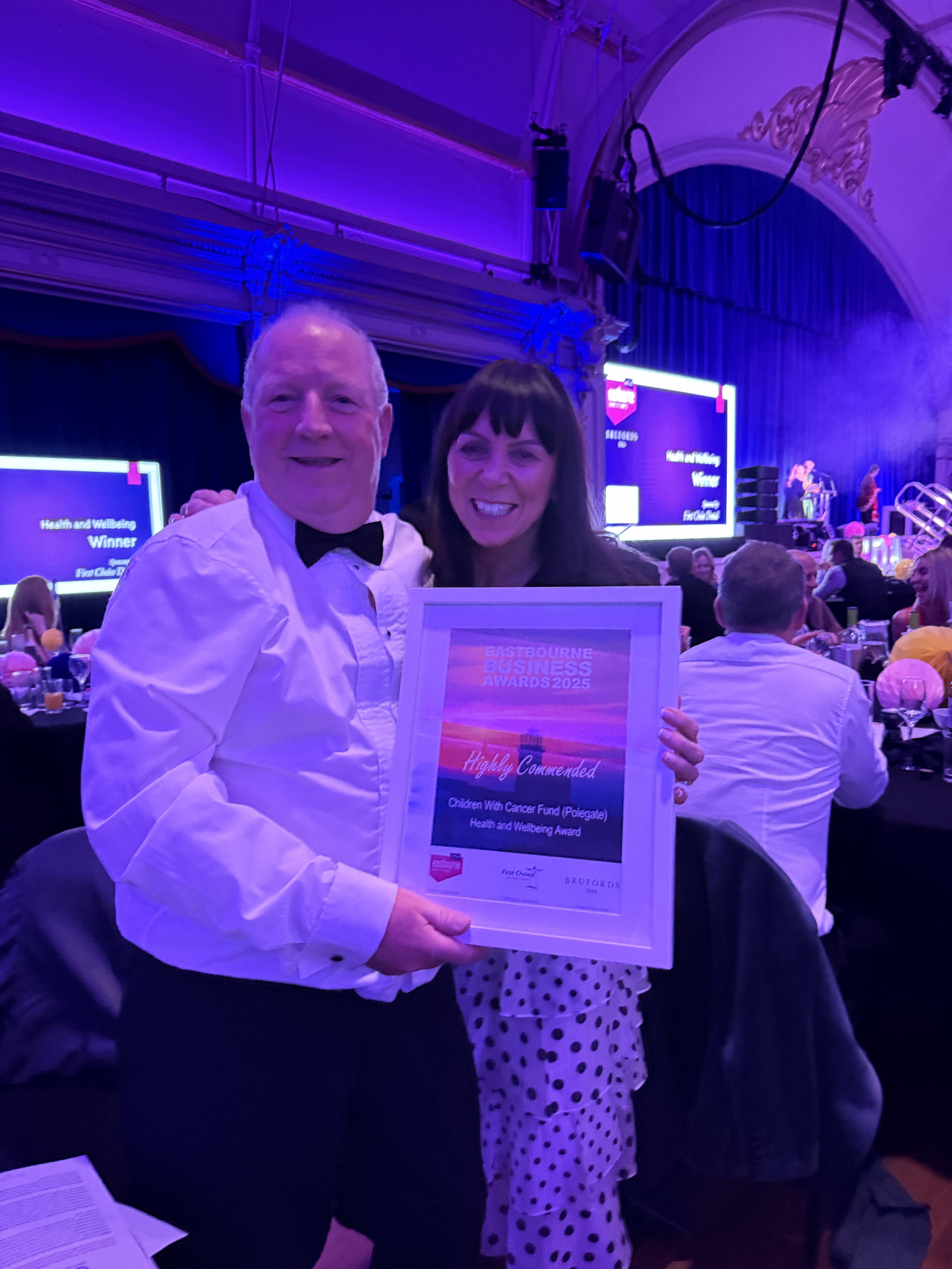 CWCF Wins Highly Commended at Eastbourne Business Awards 2025