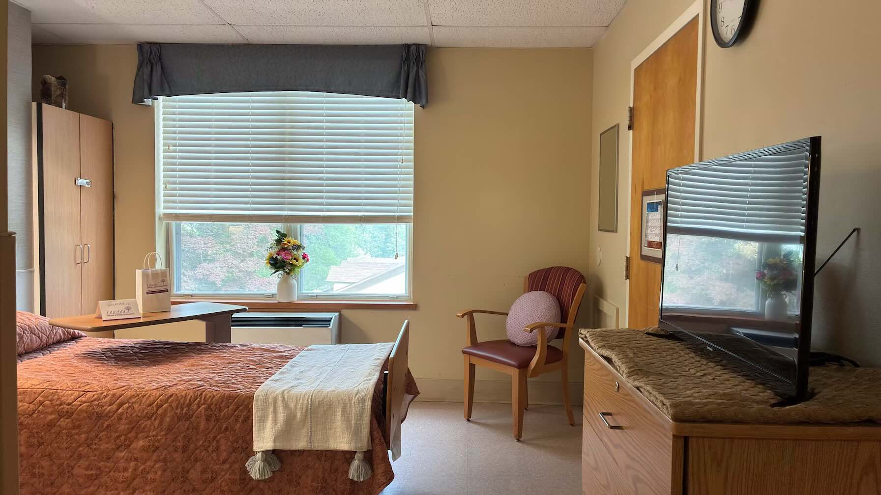 Edgehill Private Rehab Room. 