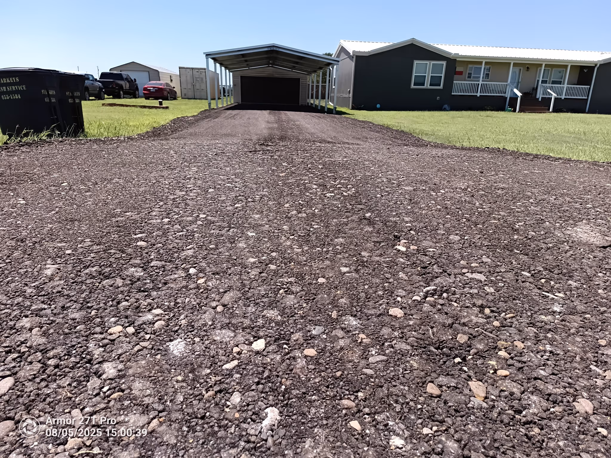 Crushed Asphalt road done by K3 Construction In amarillo Texas