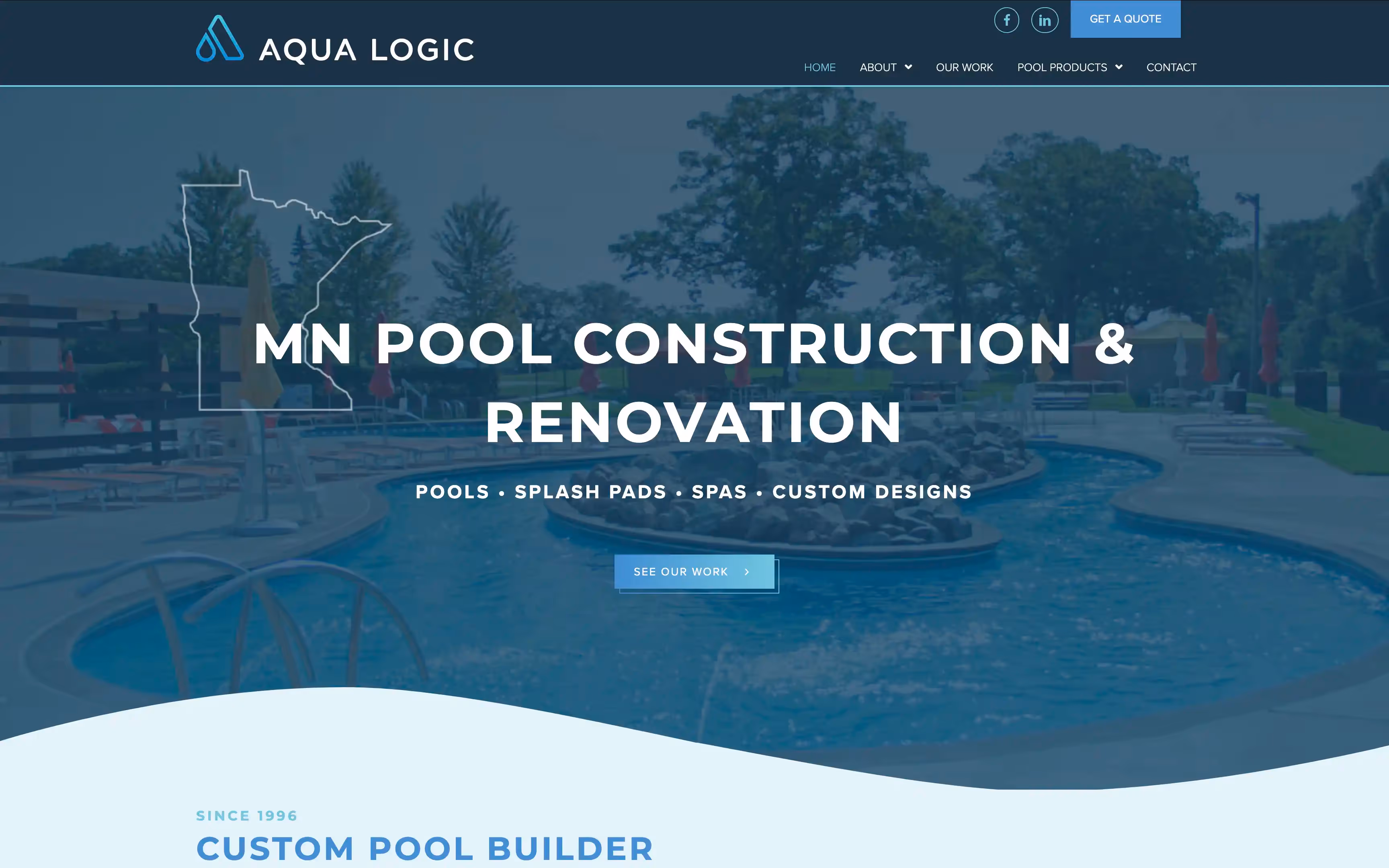 Aqua Logic, Inc. Website