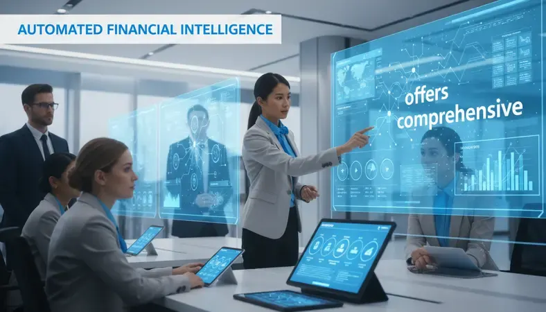 Credit union staff using automated financial reporting dashboard