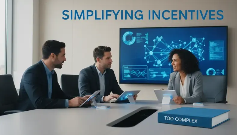 Credit union employees learning about member incentive program features during training session