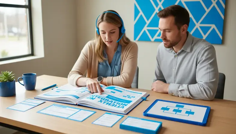 Customer service representative helping member through digital account opening process