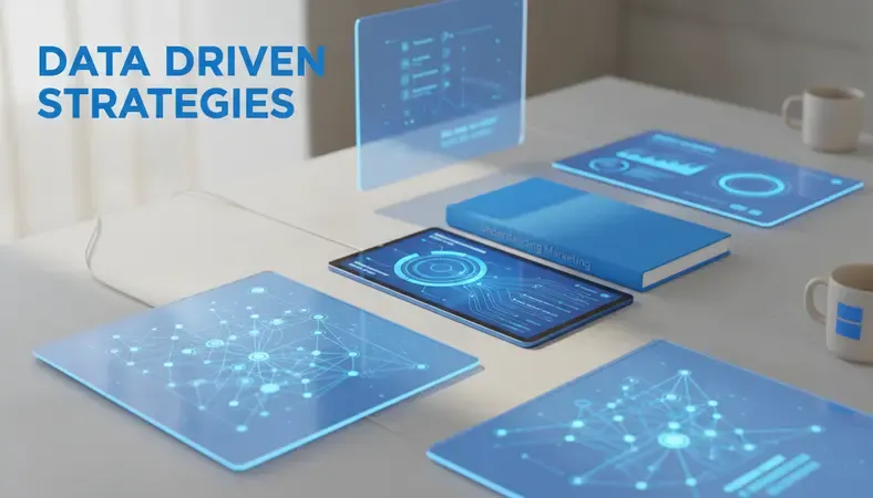 Digital marketing dashboard showing email campaign performance, social media engagement, and website analytics