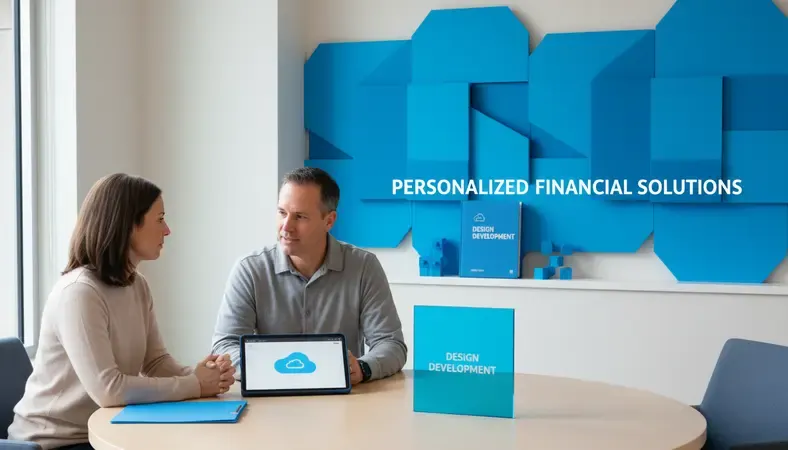 Credit union member meeting with advisor to discuss personalized financial products and services