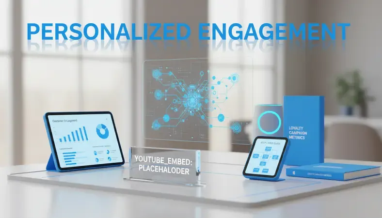 Dashboard showing personalized loyalty campaign metrics and member engagement data