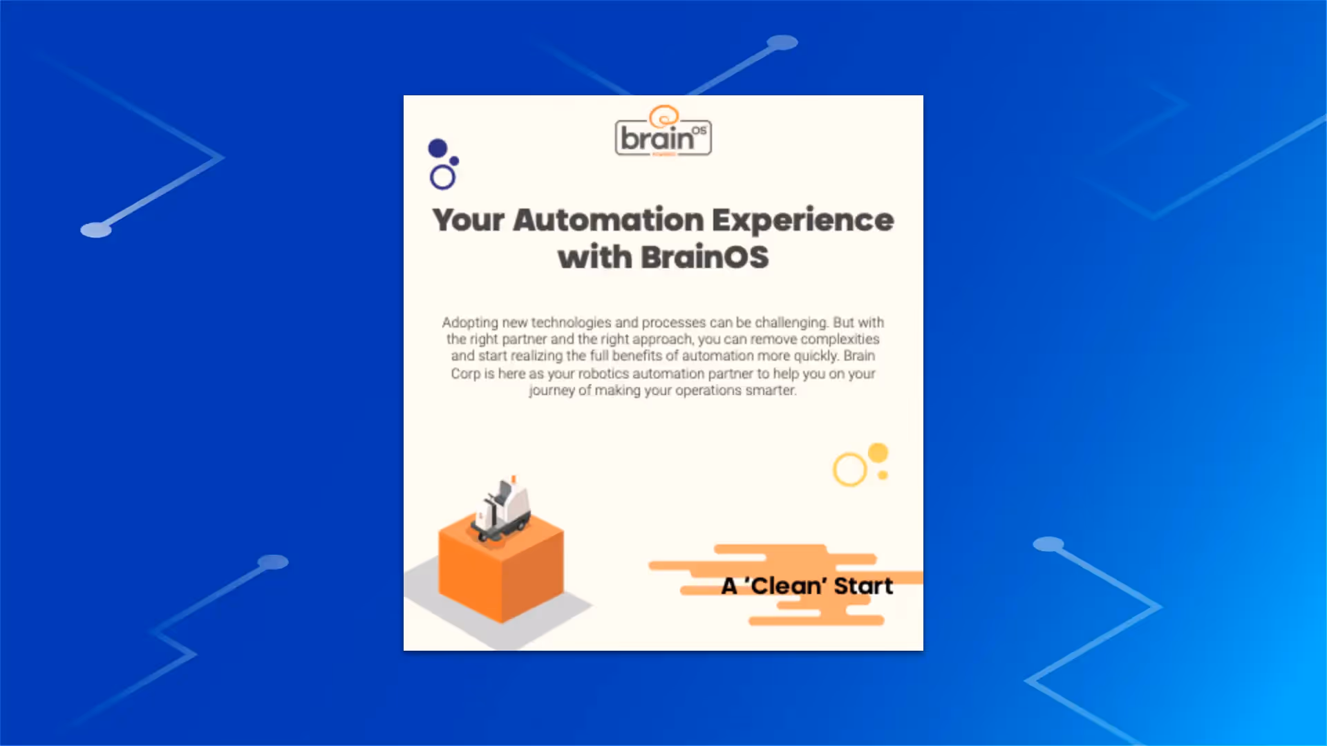 Su experiencia de automatización con BrainOS