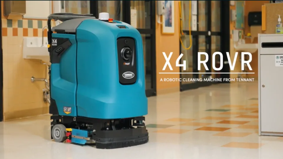 Healthcare Facilities: Tennant X4 ROVR  with BrainOS Clean Suite