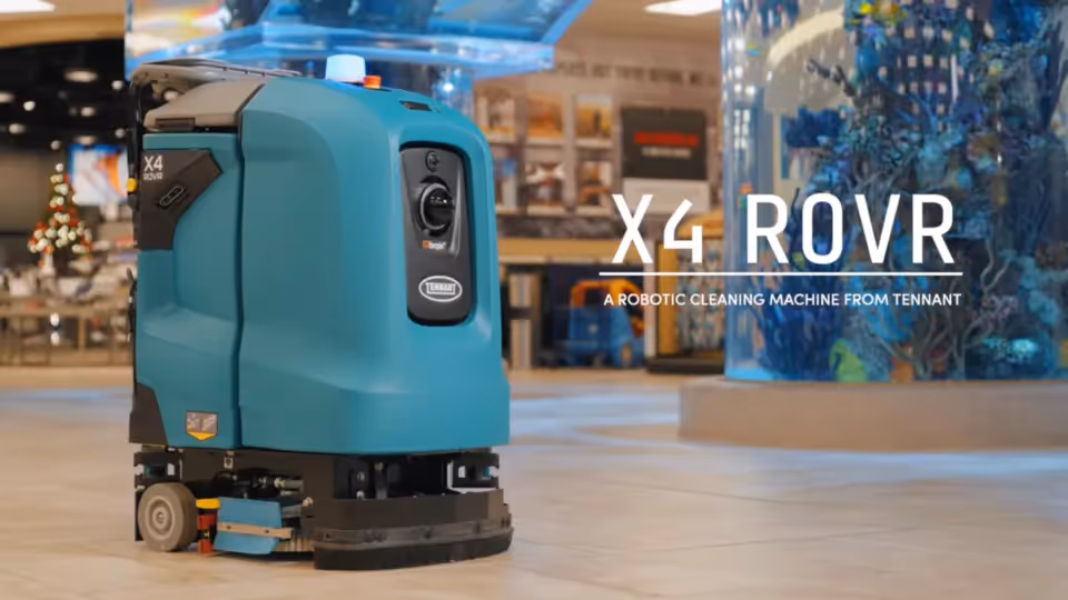 Retail Facilities: Tennant X4 ROVR  with BrainOS Clean Suite