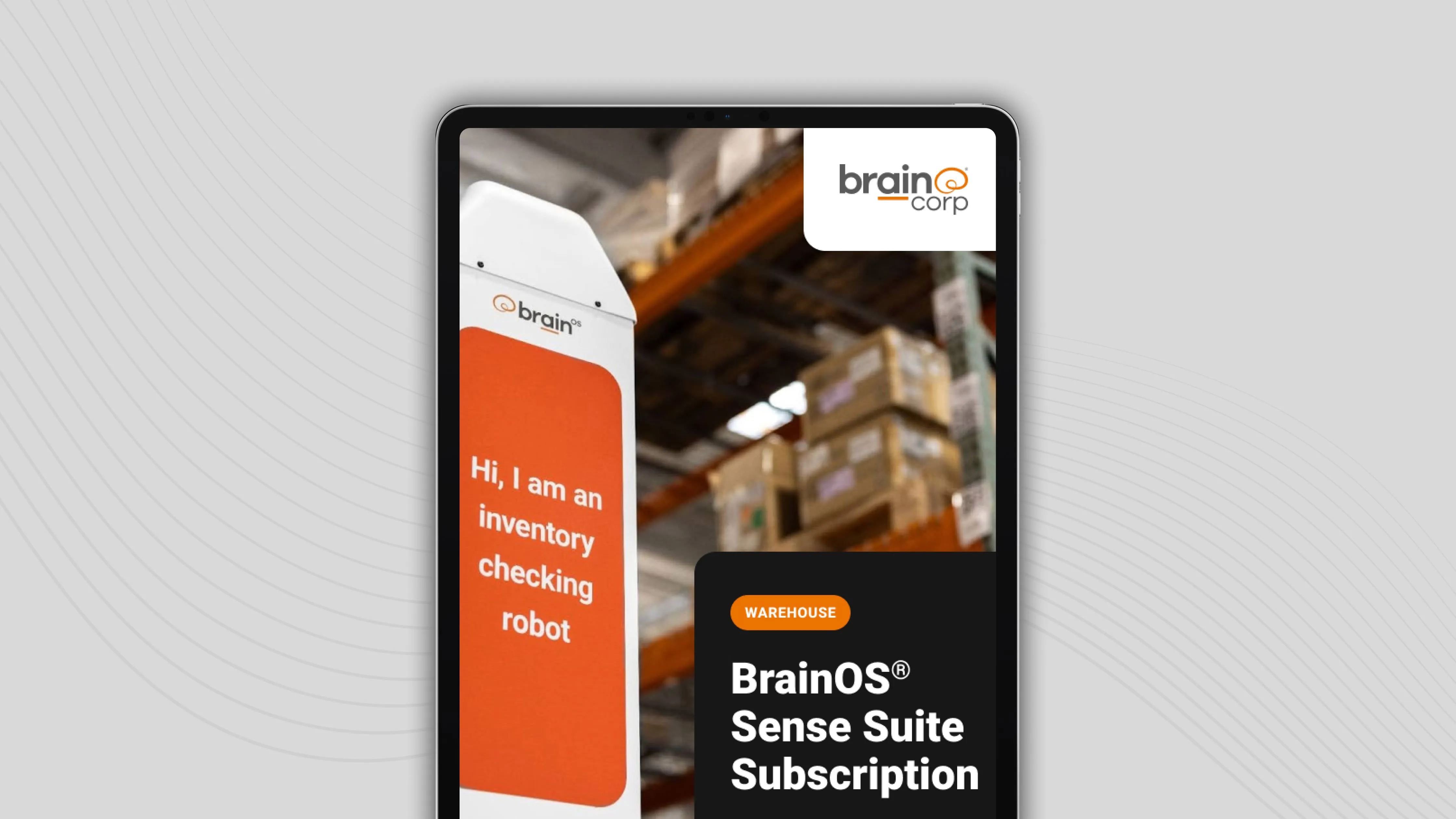 BrainOS® Sense Suite | Advanced Robotics & AI for Warehouse Automation