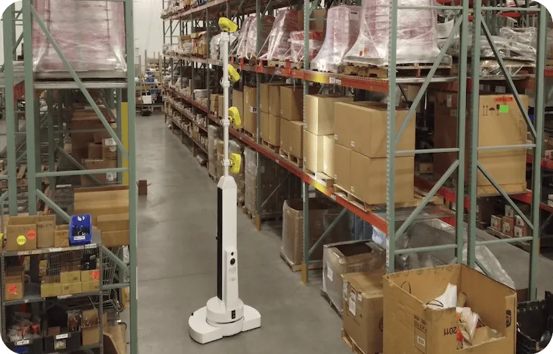 Automating warehouse inventory checks with robots | Dane AiR™ DC powered by BrainOS®