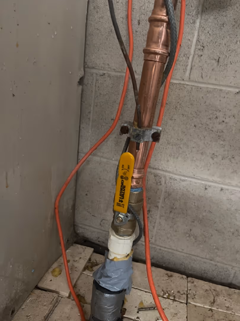 Gas Line Plumbing