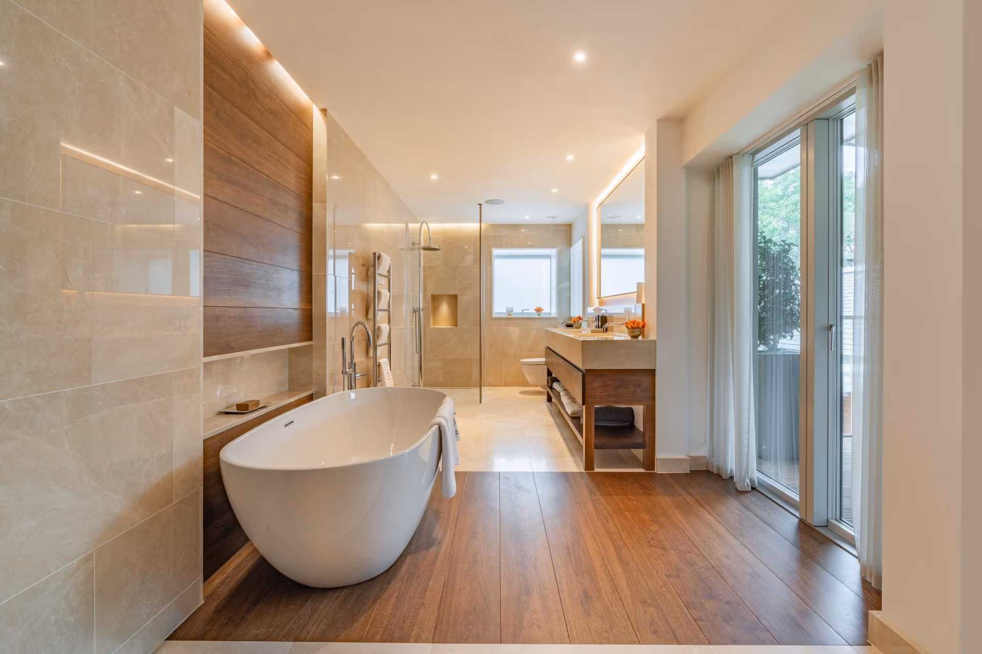 A renovated bathroom in Stone Harbor, NJ.