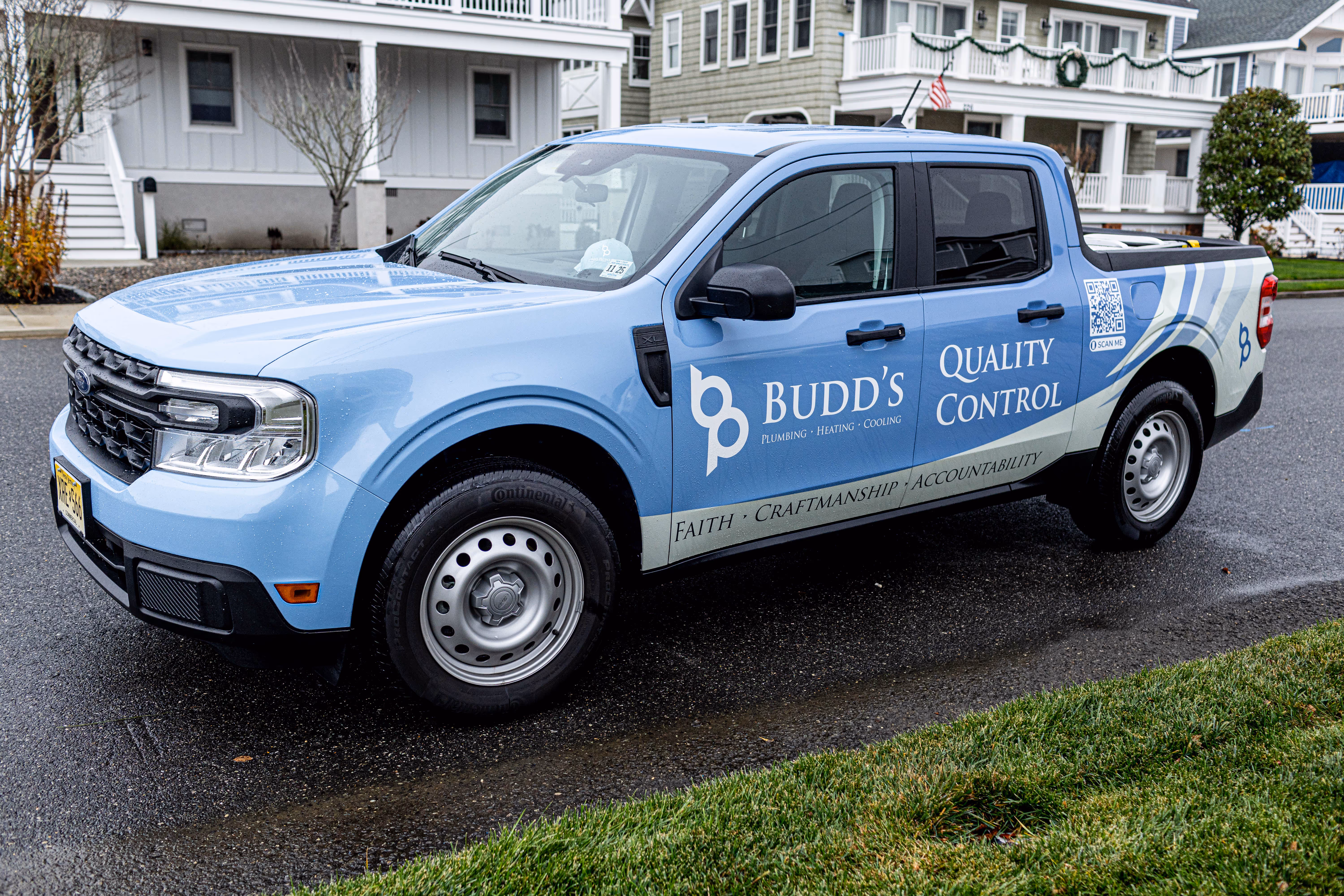 Budds Plumbing Company vehicles