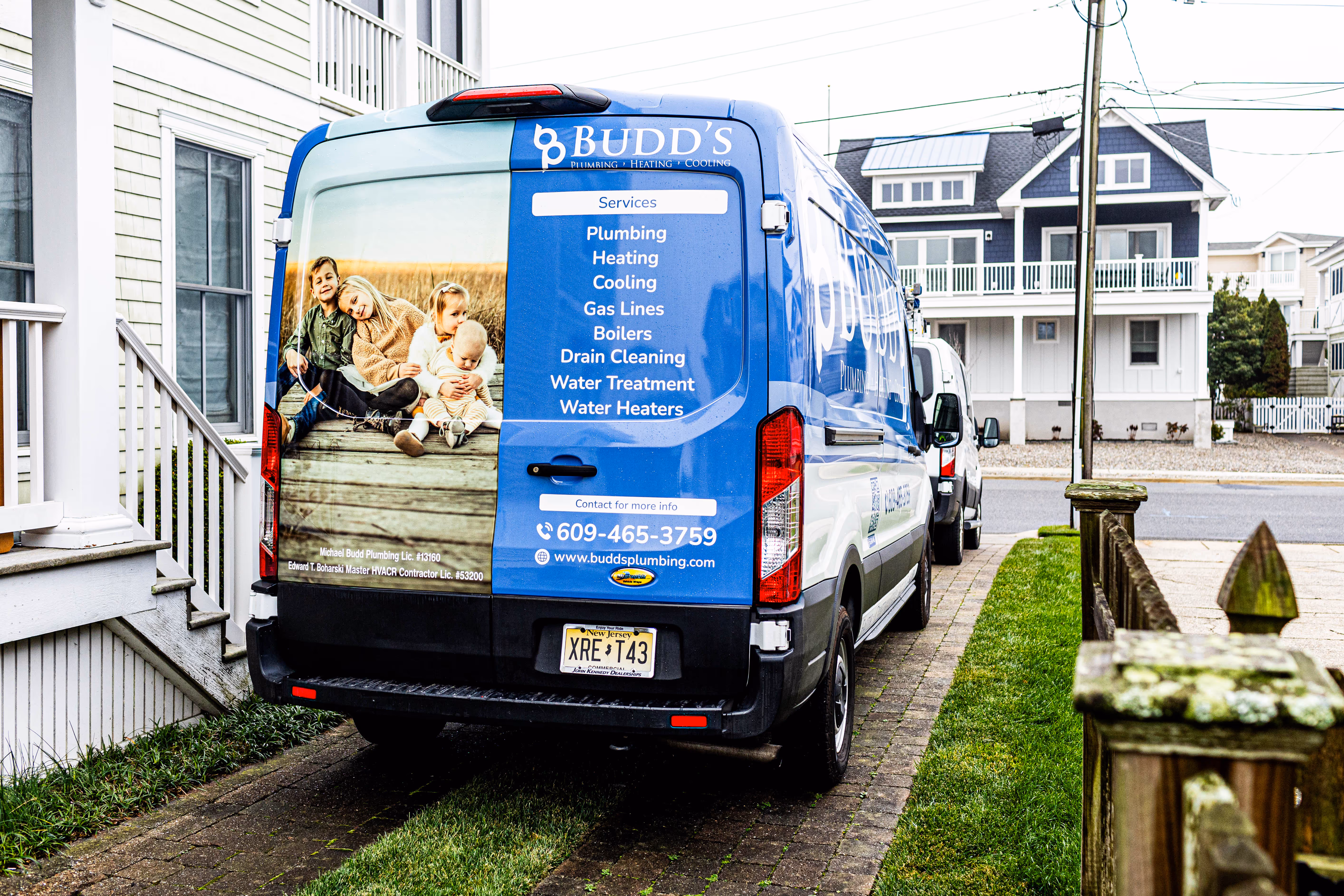 Budds Plumbing Company vehicles