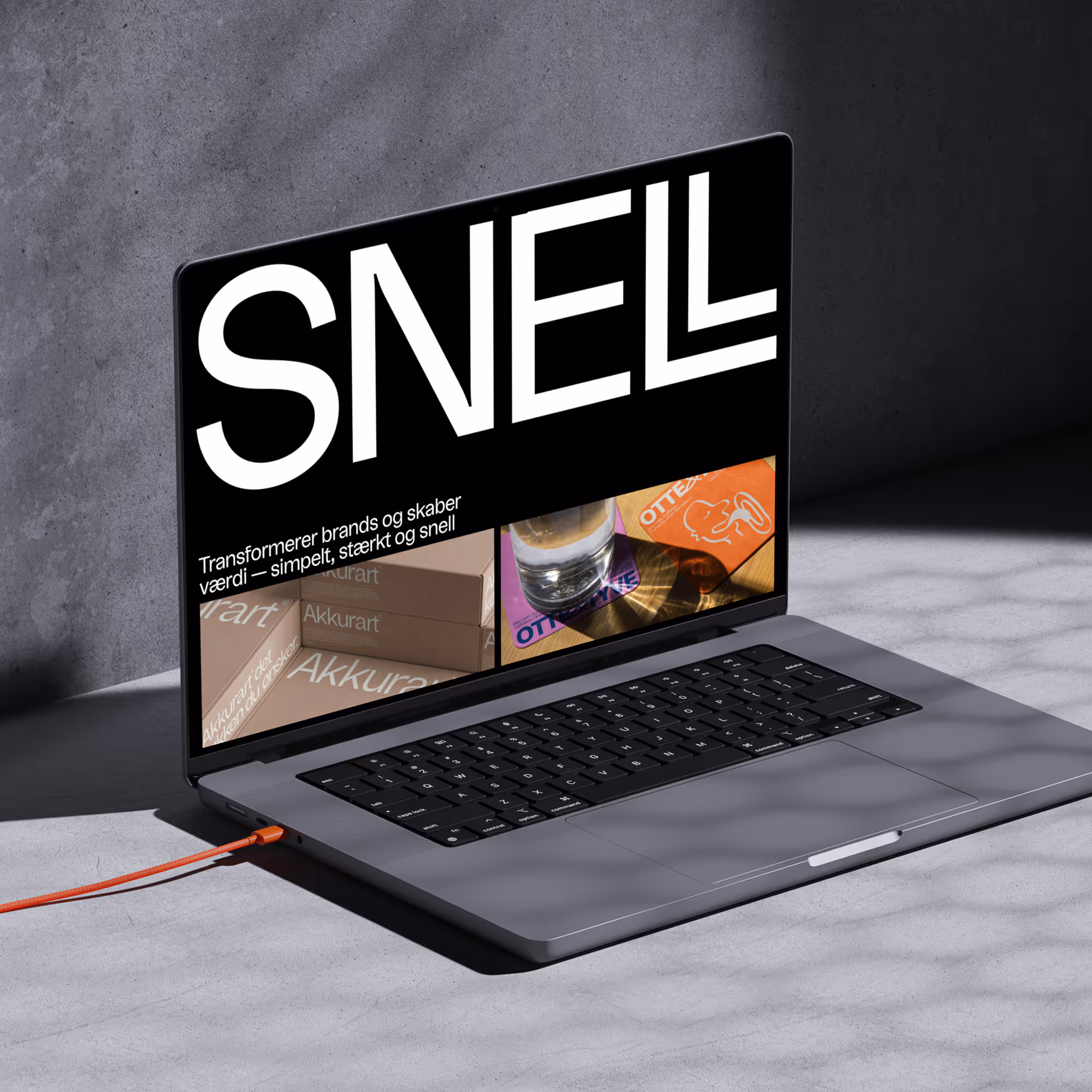 Computer mockup