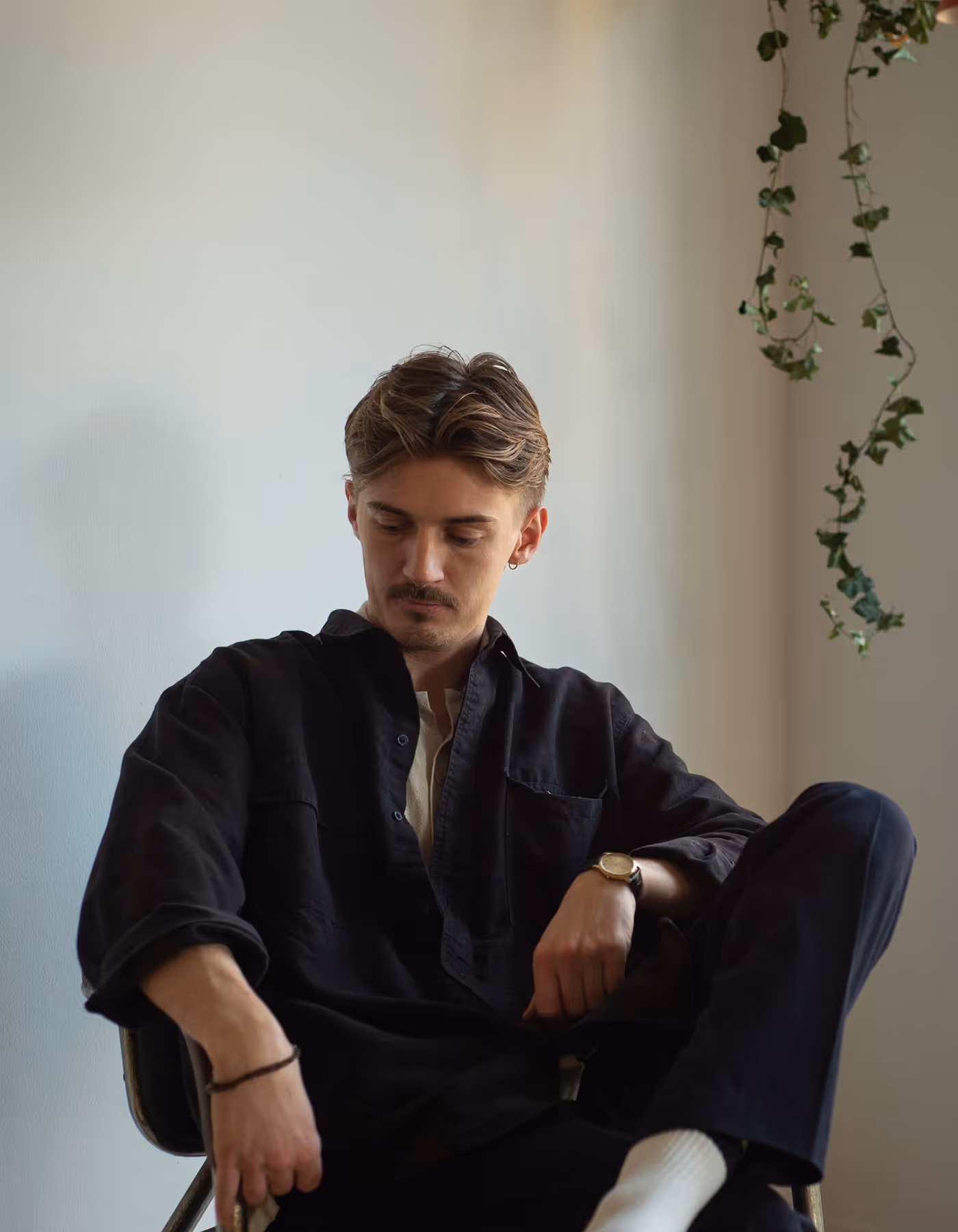 Laurits sitting gracefully
