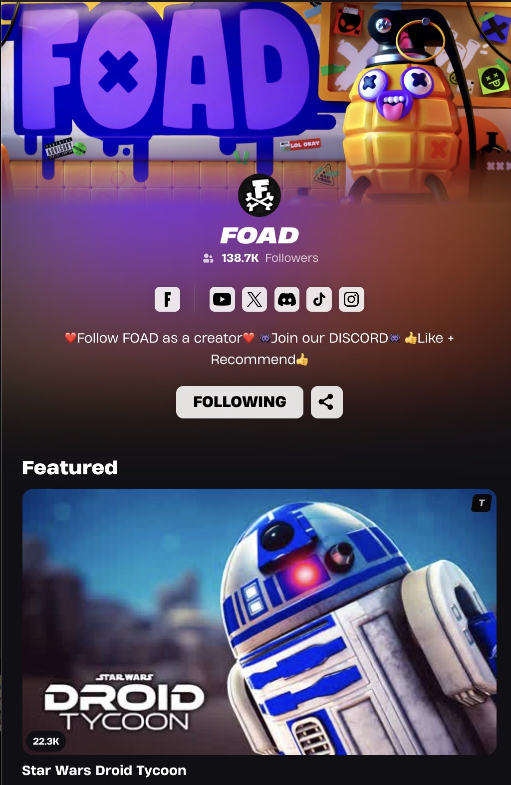 Epic transfers Droid Tycoon publishing to FOAD