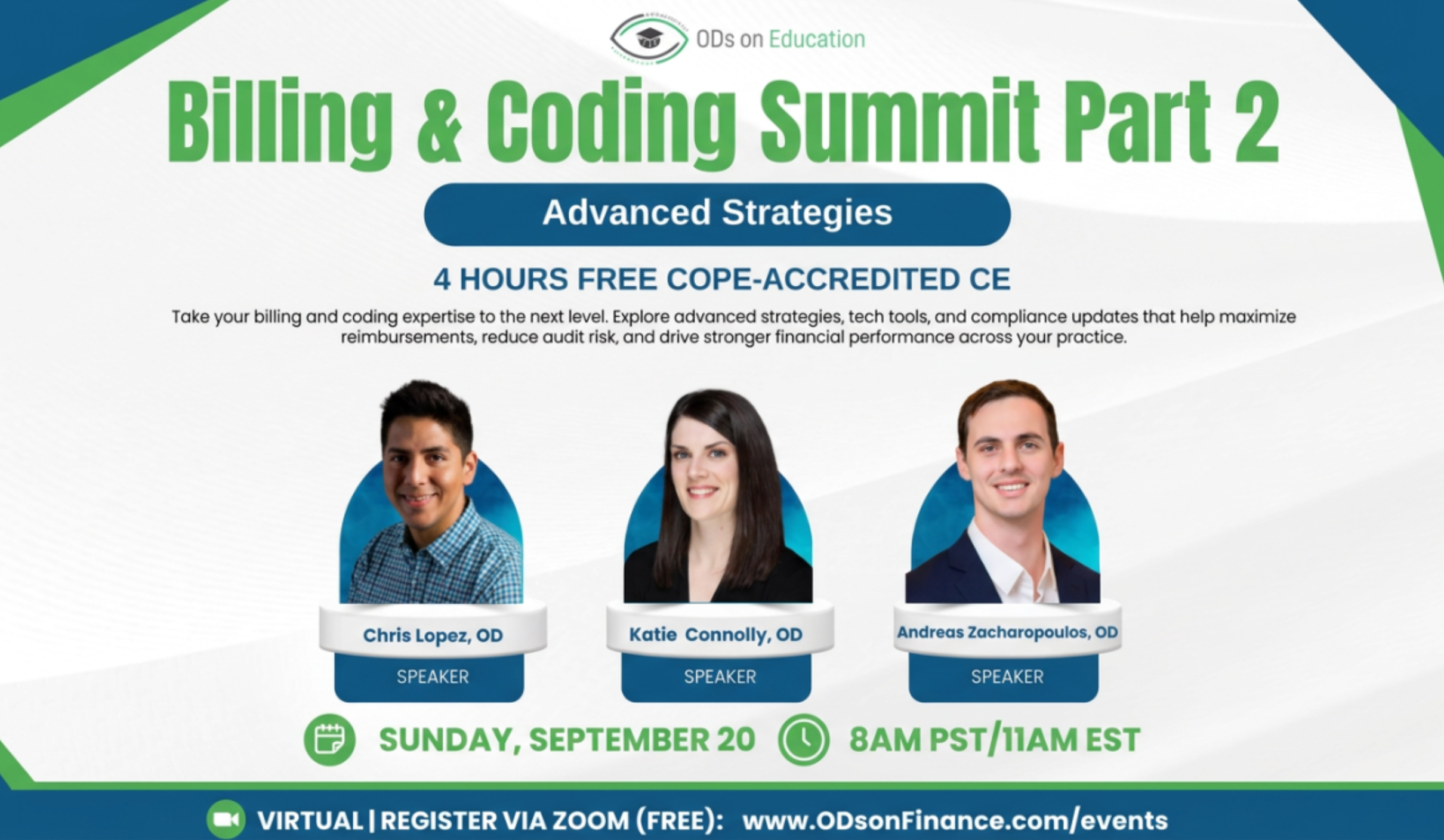 ODs on Finance Billing & Coding Summit Part 2: Advanced Strategies