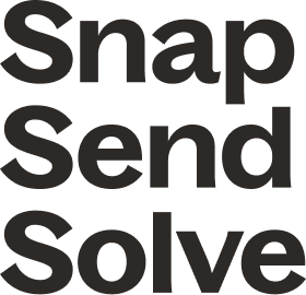 Snap Send Solve logo