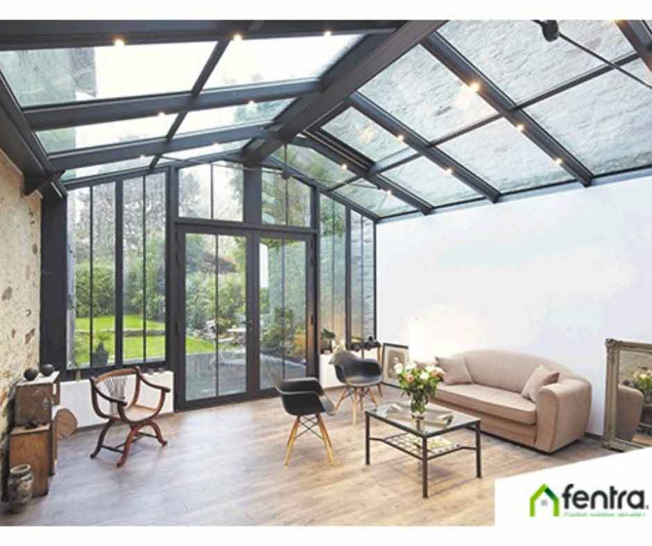 veranda et puit de lumiere fentra