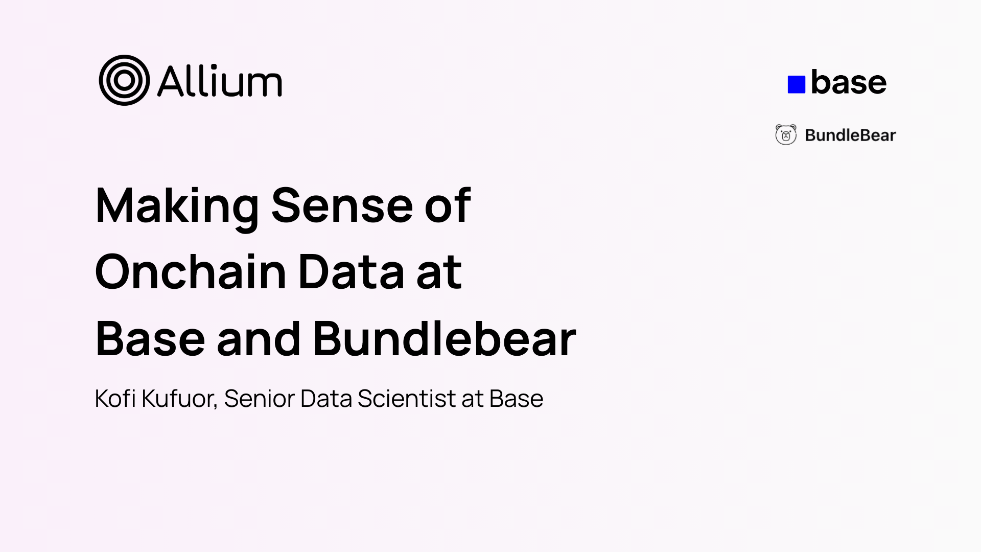 Making Sense of Onchain Data at Base and Bundlebear