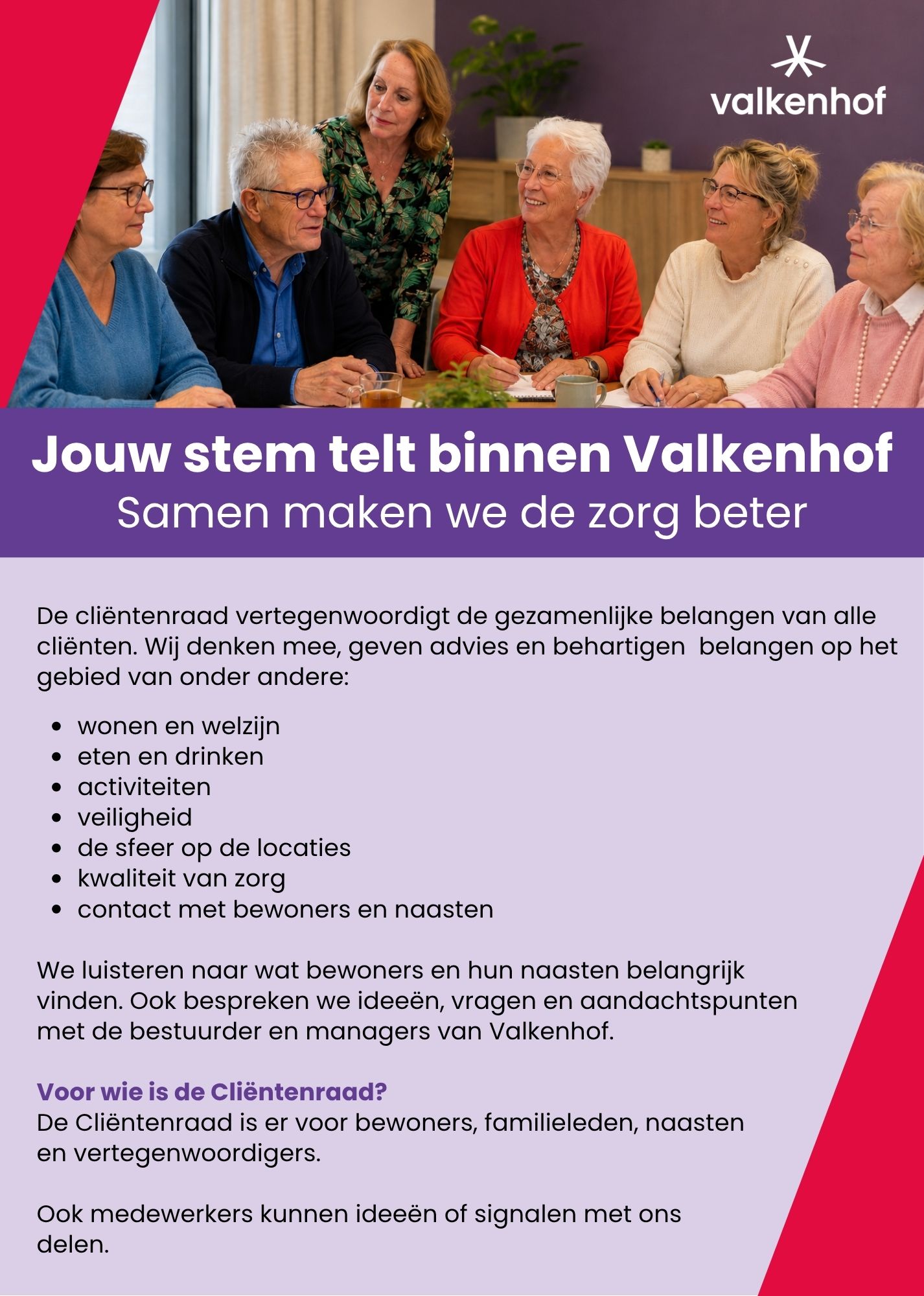 Brochure over als het leven ten einde komt