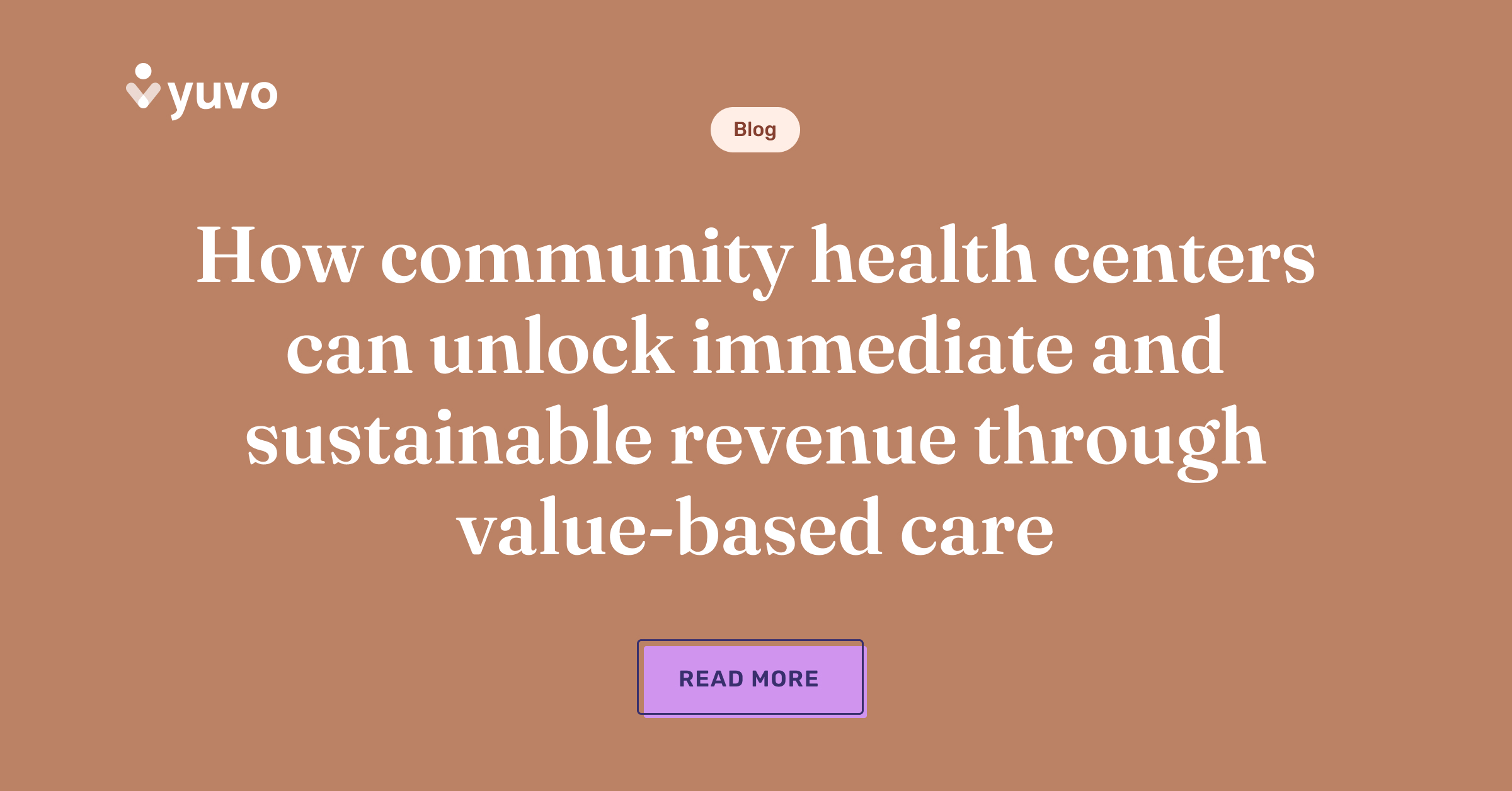 How community health centers can unlock immediate and sustainable ...