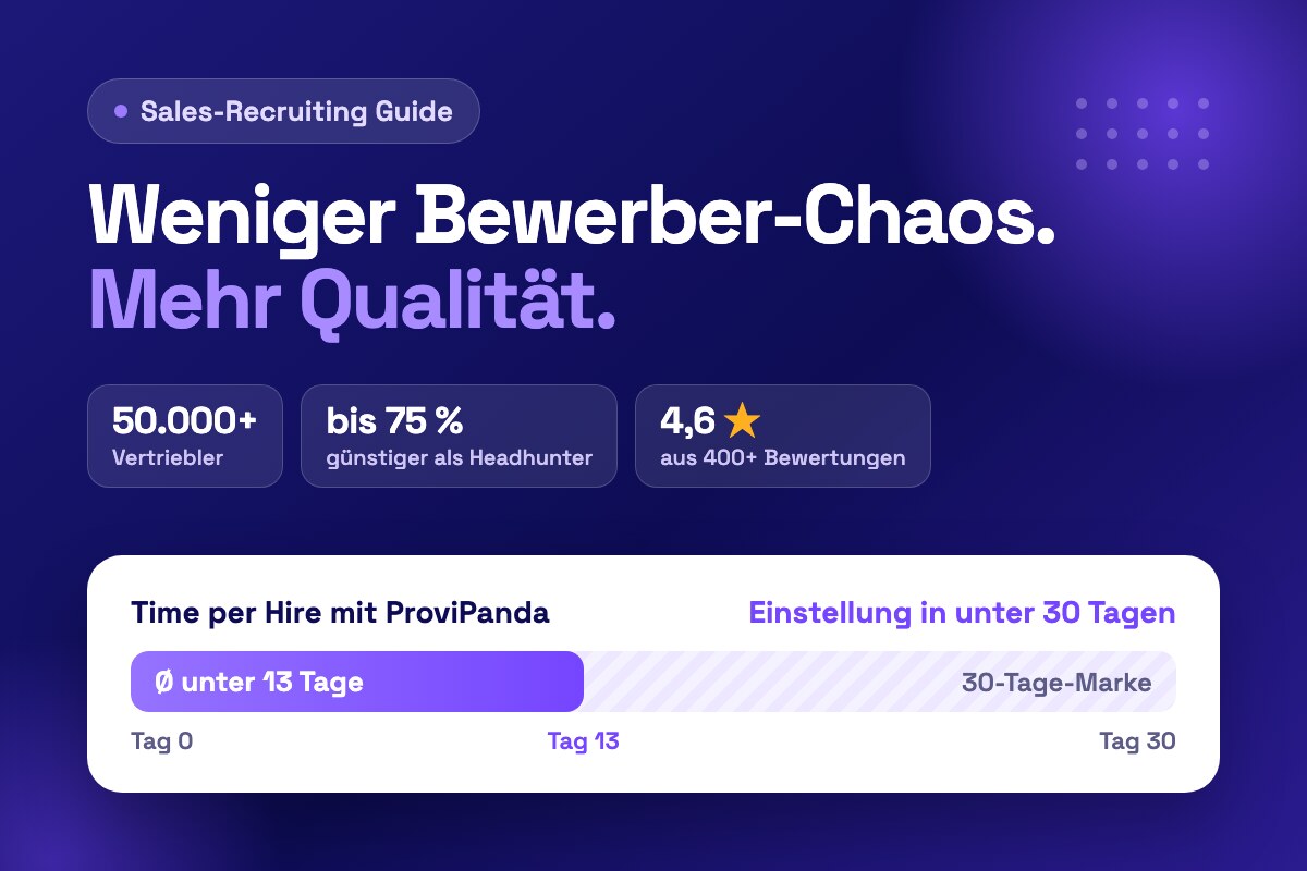 Vertriebler finden ohne Headhunter: So stellst du in unter 30 Tagen die richtigen Sales-Kandidaten ein